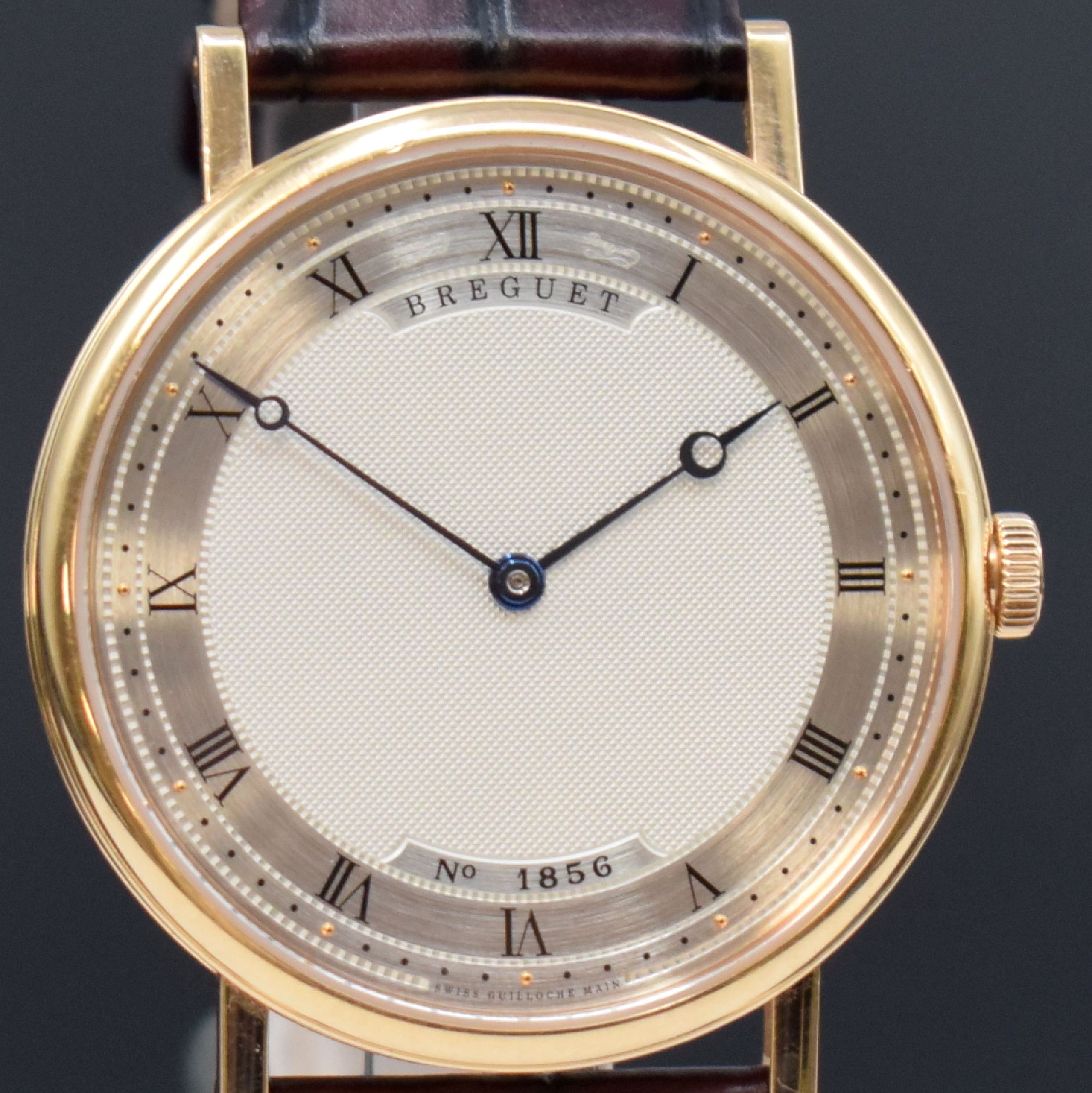 Detail k: BREGUET Classique feine Herrenarmbanduhr in RoseG 750/000 Referenz 5157BR 11 9V6, Schweiz verk. lt. beil. Garantiezertifikat 03/2023, Automatik, ...