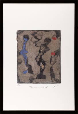 26666077k - Pierre Marie Brisson, born 1955, offset lithograph, #"Antibes#", 1991, Ed. 12/15 Hors de commerce, hand signed, framed under glass 63x44 cm