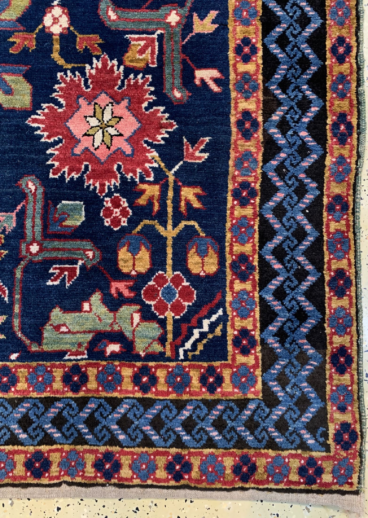 Detail a: Kordi Dorfteppich, Türkei, um 1940/1950, Wolle auf Wolle, ca. 244 x 140 cm, EHZ: 2