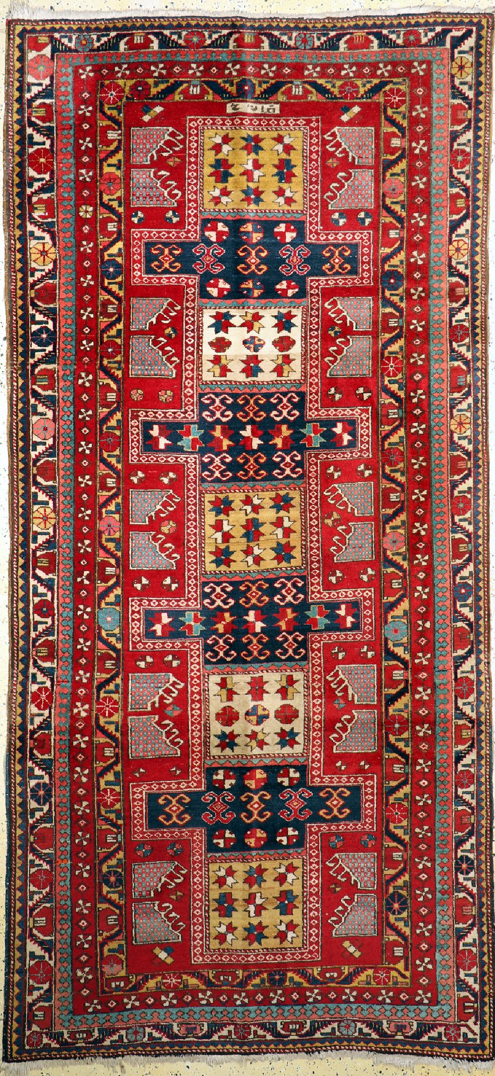 Meschgin alt, Persien, um 1960, Wolle auf Baumwolle, ca. 306 x 145 cm, EHZ: 2