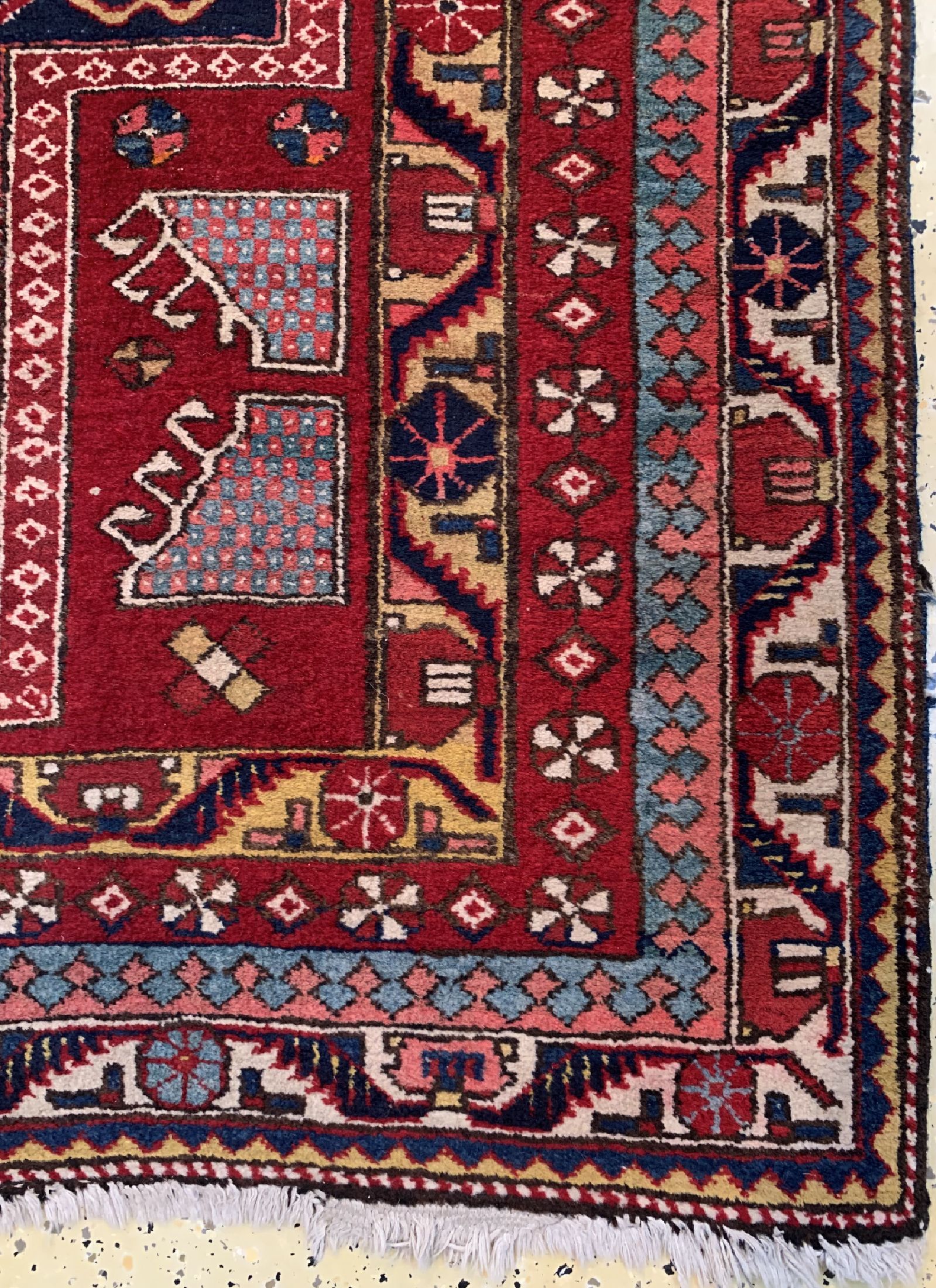 Detail a: Meschgin alt, Persien, um 1960, Wolle auf Baumwolle, ca. 306 x 145 cm, EHZ: 2