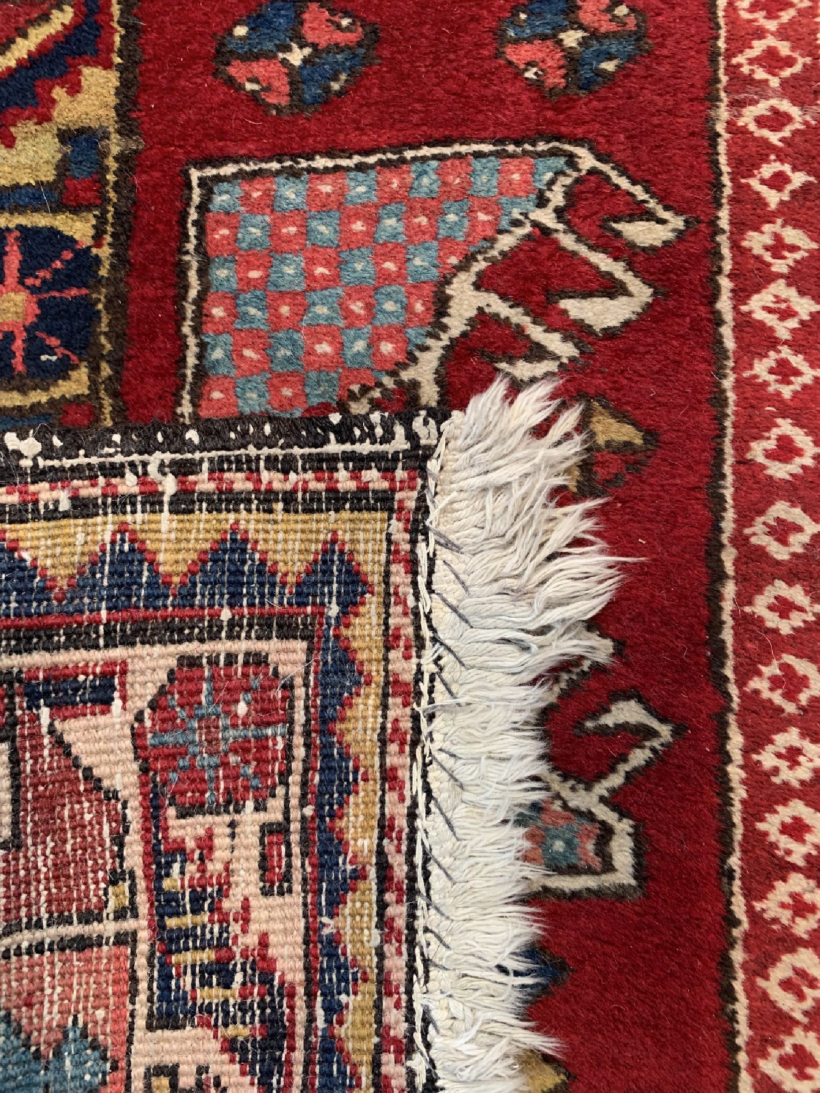 Detail d: Meschgin alt, Persien, um 1960, Wolle auf Baumwolle, ca. 306 x 145 cm, EHZ: 2