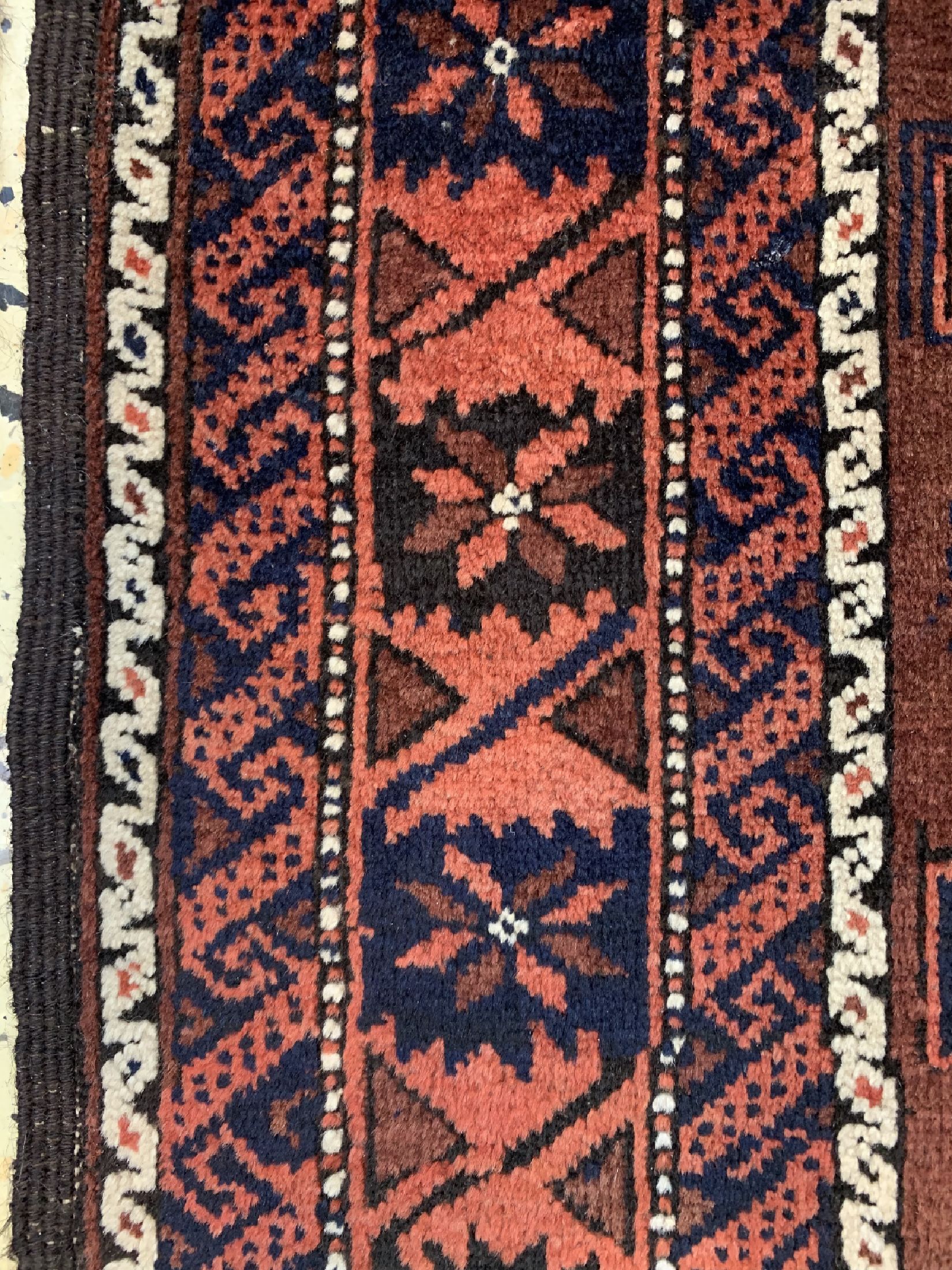 Detail c: 2 Lots Belutsch antik, Persien, 19.Jhd, Wolle auf Wolle, ca. 196 x 105 cm, EHZ: 4