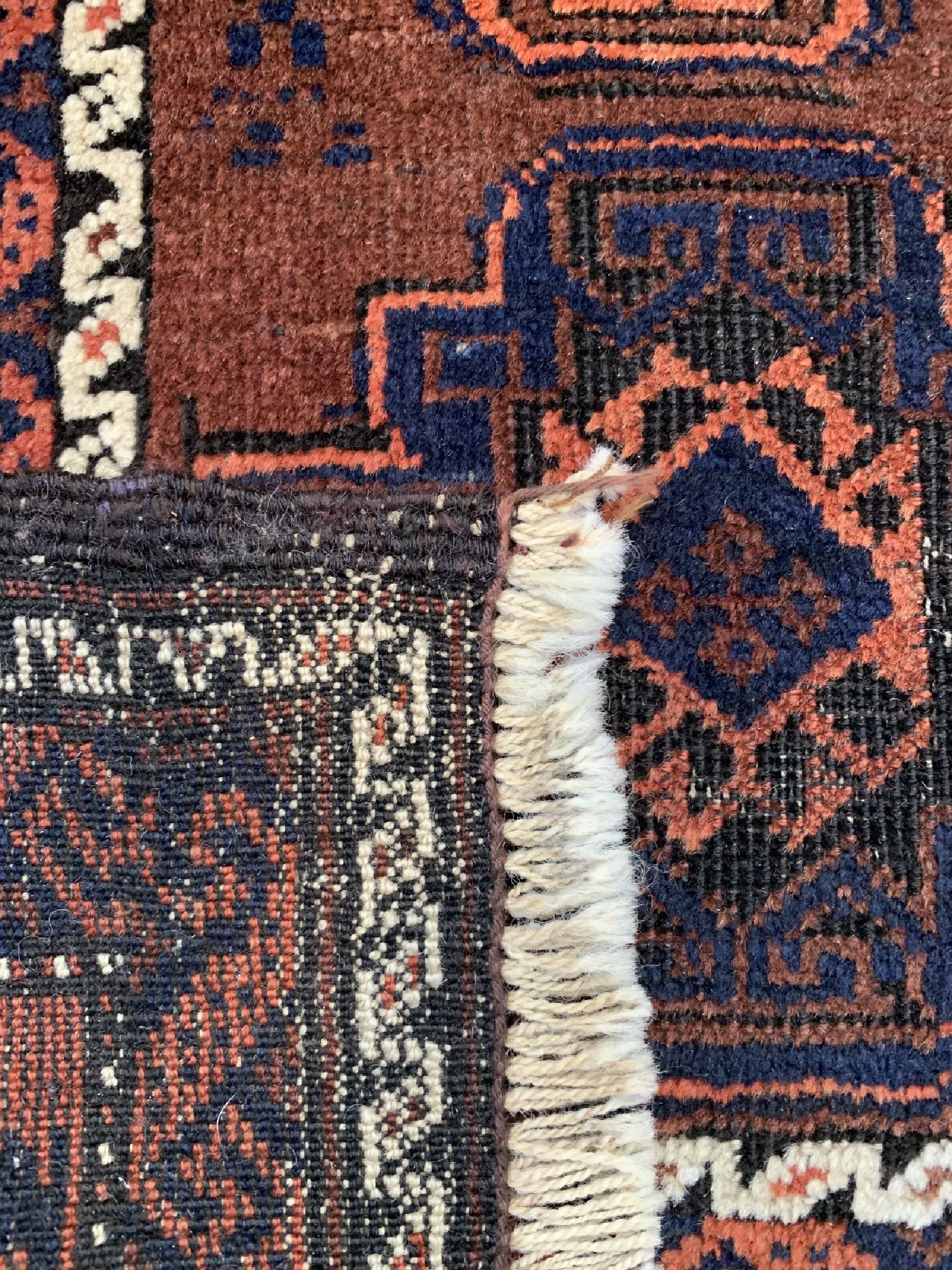 Detail d: 2 Lots Belutsch antik, Persien, 19.Jhd, Wolle auf Wolle, ca. 196 x 105 cm, EHZ: 4