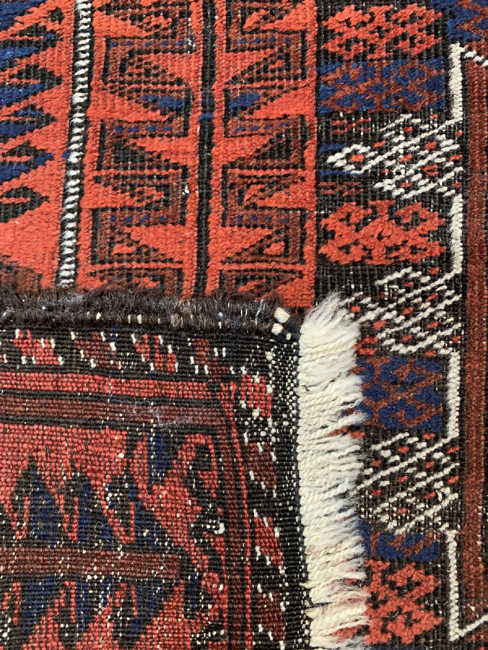Detail g: 2 Lots Belutsch antik, Persien, 19.Jhd, Wolle auf Wolle, ca. 196 x 105 cm, EHZ: 4