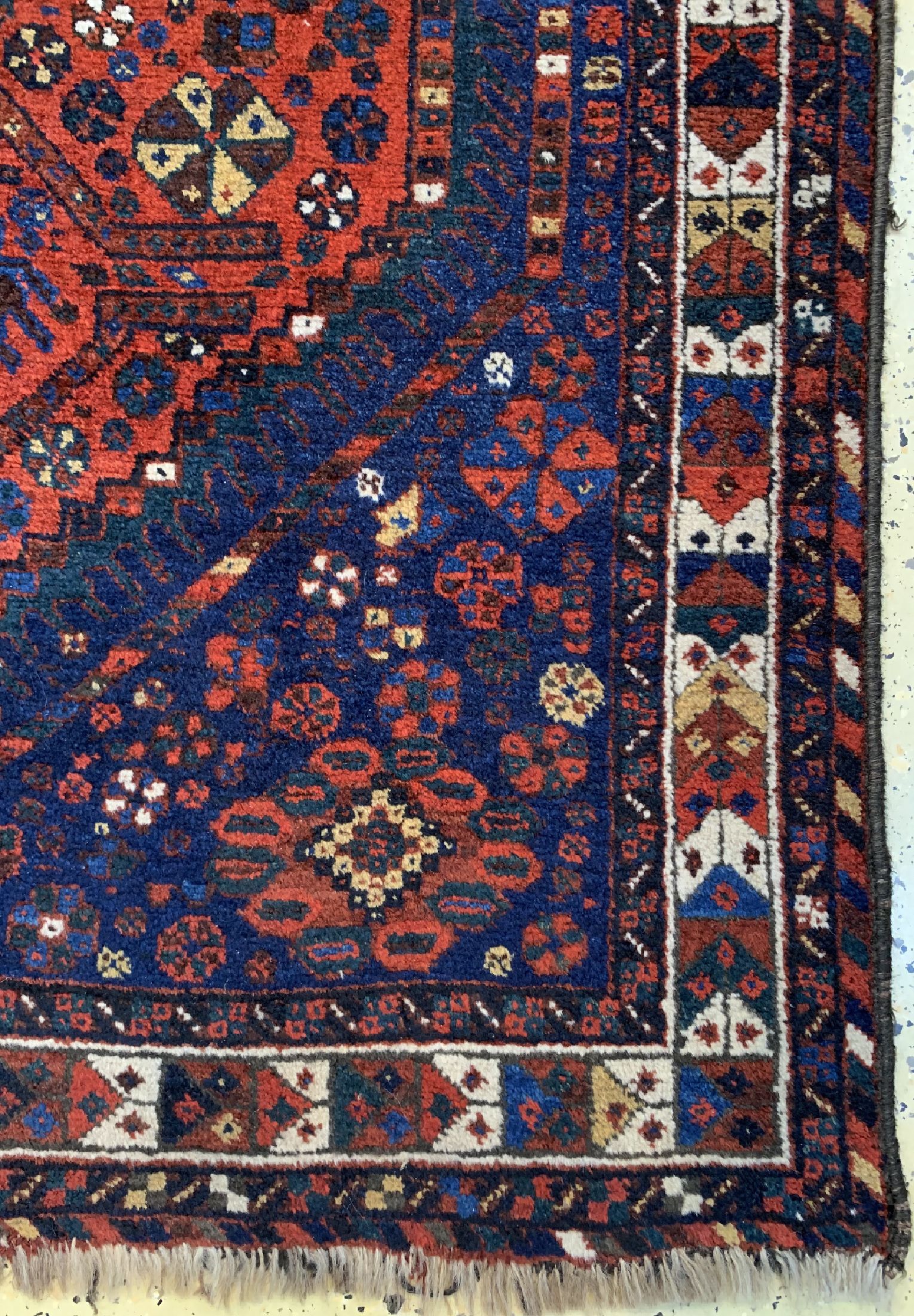 Detail a: Schiraz alt, Persien, um 1930, Wolle auf Wolle, ca. 200 x 160 cm, EHZ: 2