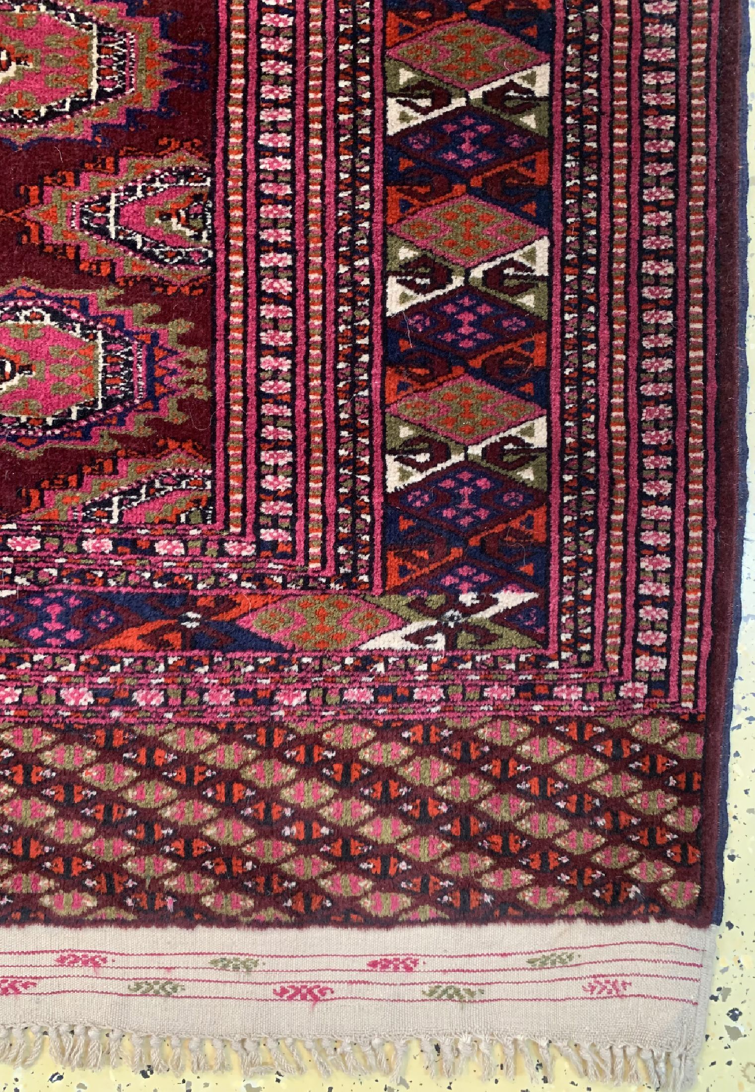 Detail a: Buchara alt, Rußland, um 1970, Wolle auf Wolle, ca. 285 x 210 cm, EHZ: 2