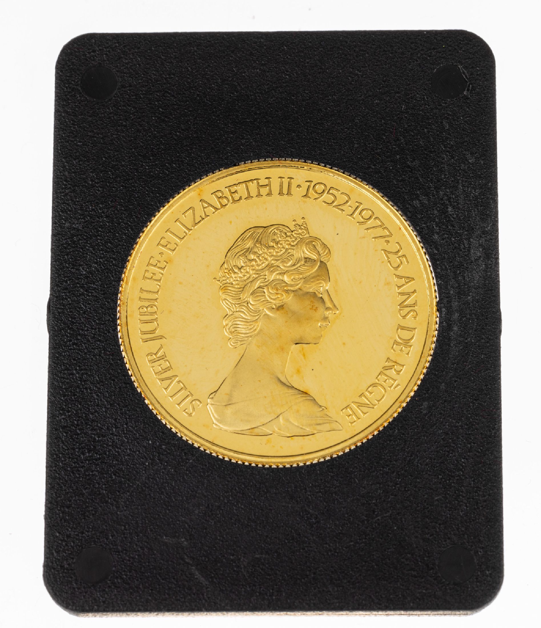Goldmünze 100 Dollar, Kanada 1977, zum 25. jährigen Thronjubiläum Elizabeth II., in orig.Royal Canadian Mint Etui