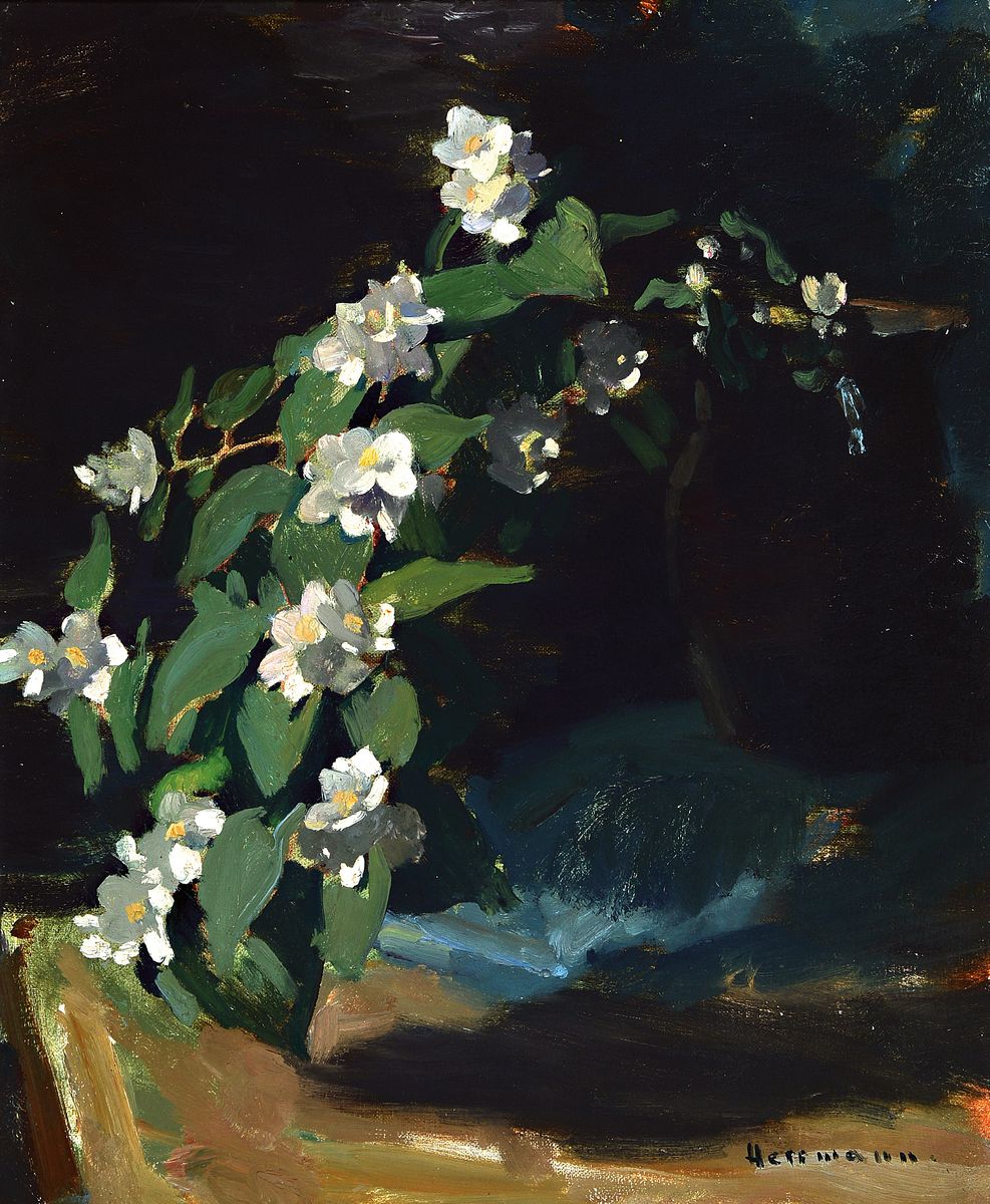 Philipp Herrmann, 1899-1967 Karlsruhe, Studium an der Akademie Karlsruhe bei Walter Georgi, nach Kriegseinsatz bei Friedrich Fehr, ab 1920 an der ...