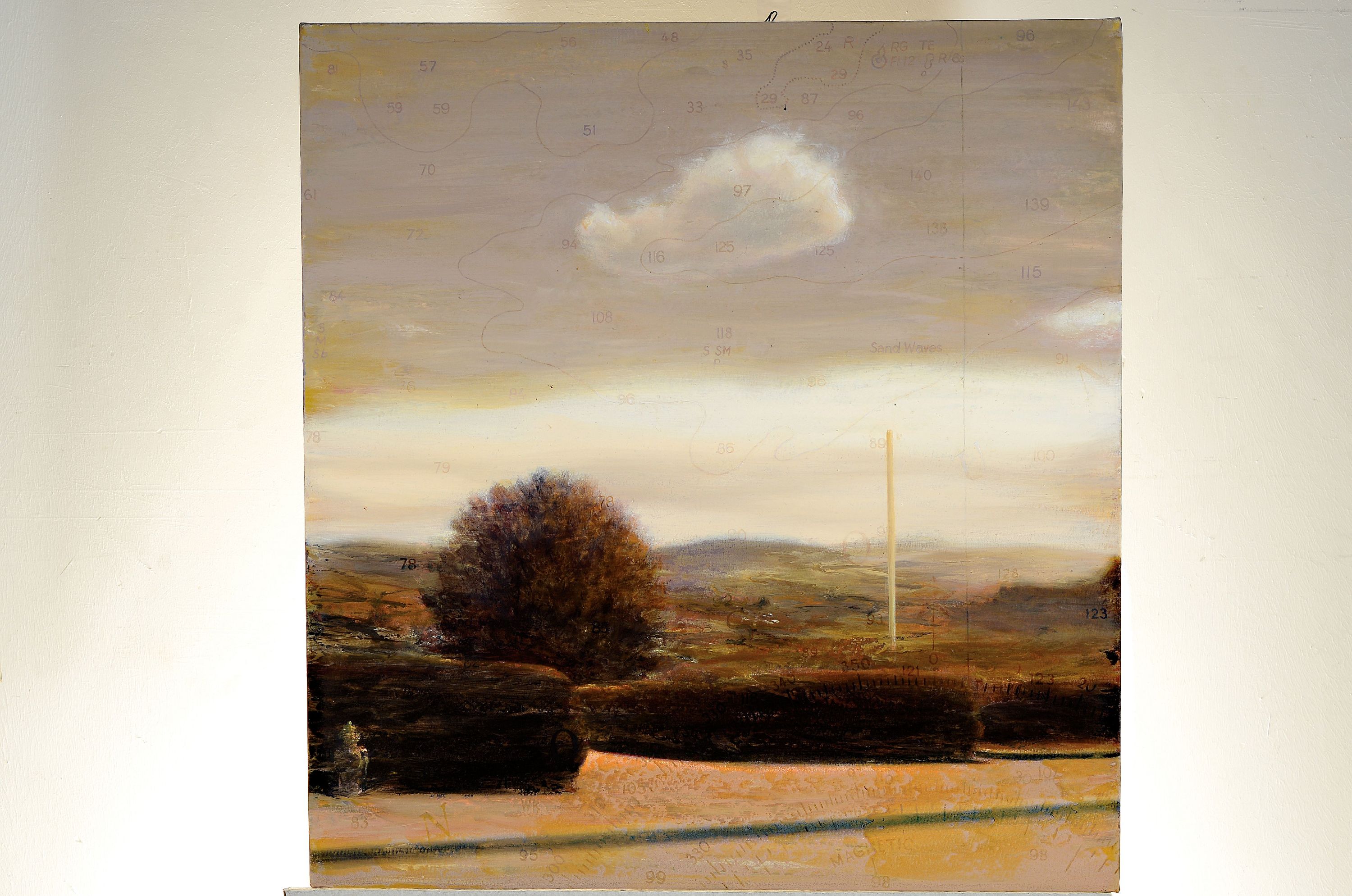 Detail k: Jeff Carpenter, geb. 1953 USA, "A Brace of Waves I", 1995, Öl/Lwd, verso signiert, 82x77 cm; Studium an der Rhode Island School of Design