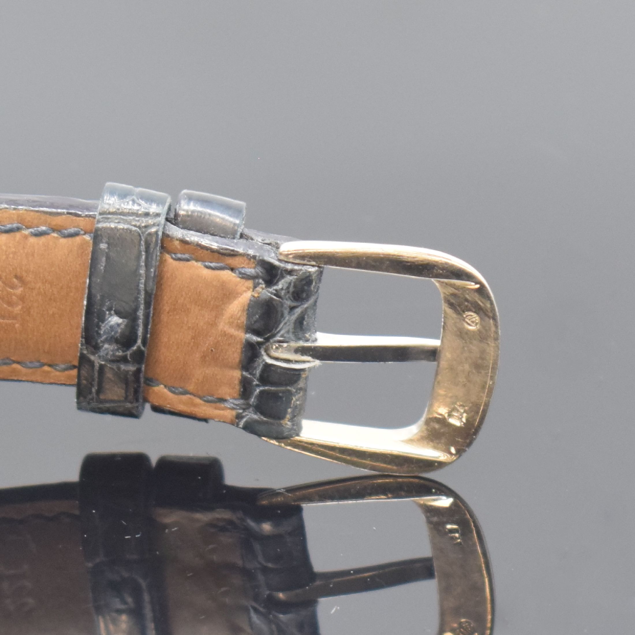 Detail b: FRANCK MULLER Herrenarmbanduhr Modell Master Banker mit 3-Zeitzonen in WG 750/000 Referenz 6850 MB, Schweiz um 2005, Automatik, orig. Lederband m. WG ...