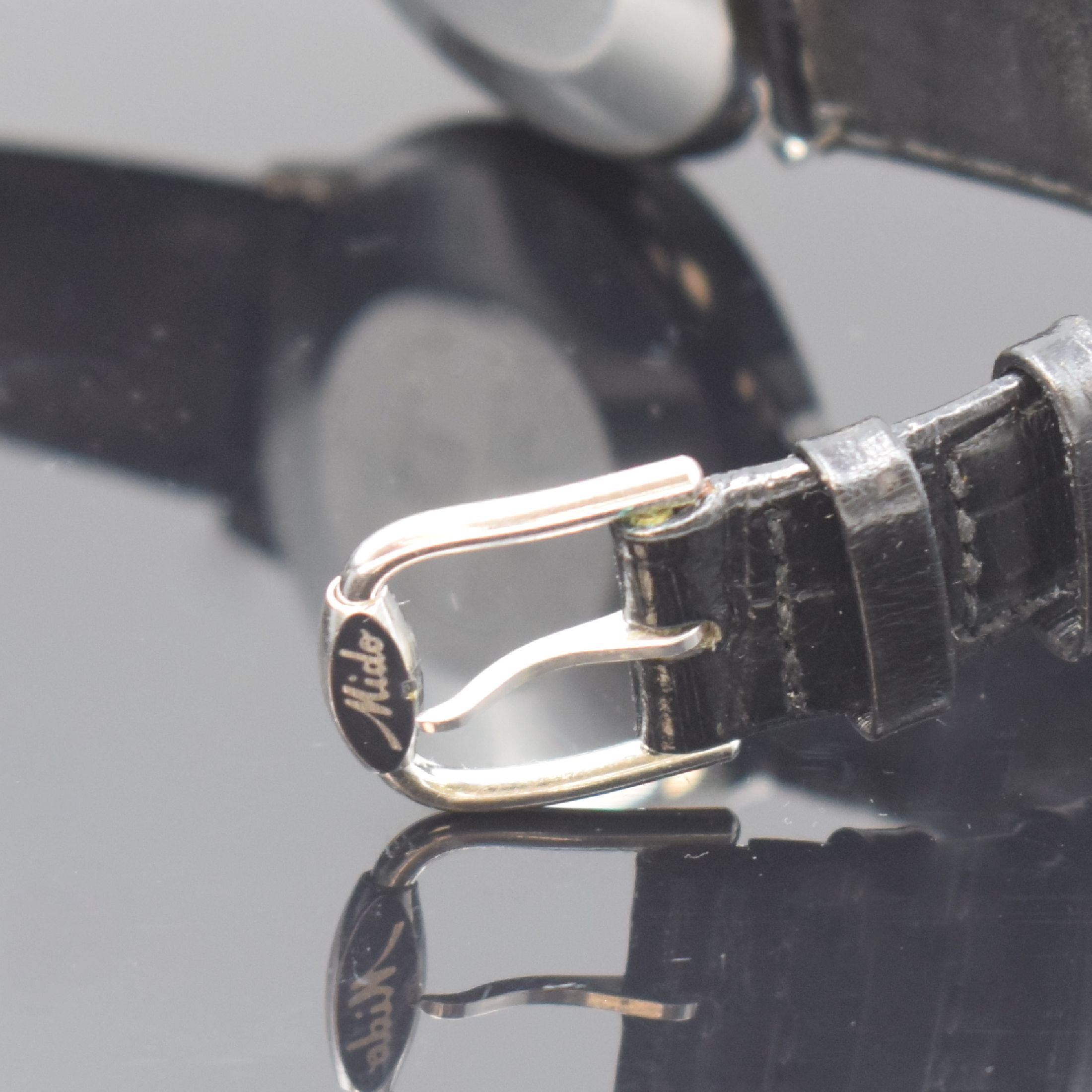 Detail b: MIDO Ocean Star Datoday Commander Herren- Armbanduhr in Stahl Referenz 8419, Schweiz um 2000, Automatik, Monocoque-Geh., orig. Glas u. Krone, silb. ...