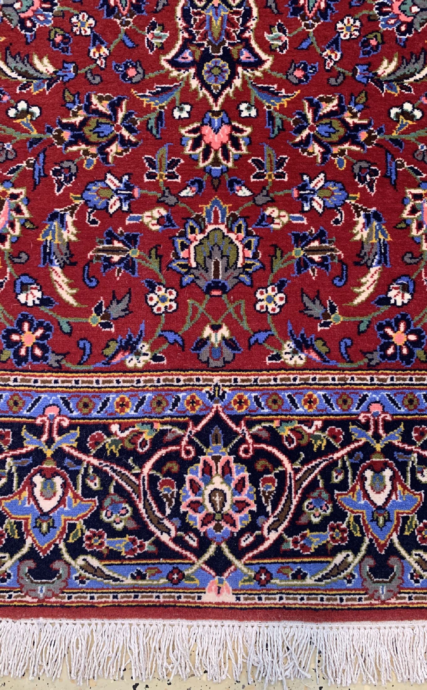 Detail b: Keschan Kork, Persien, ca. 40 Jahre, Korkwolle auf Baumwolle, ca. 205 x 142 cm, EHZ: 1-2