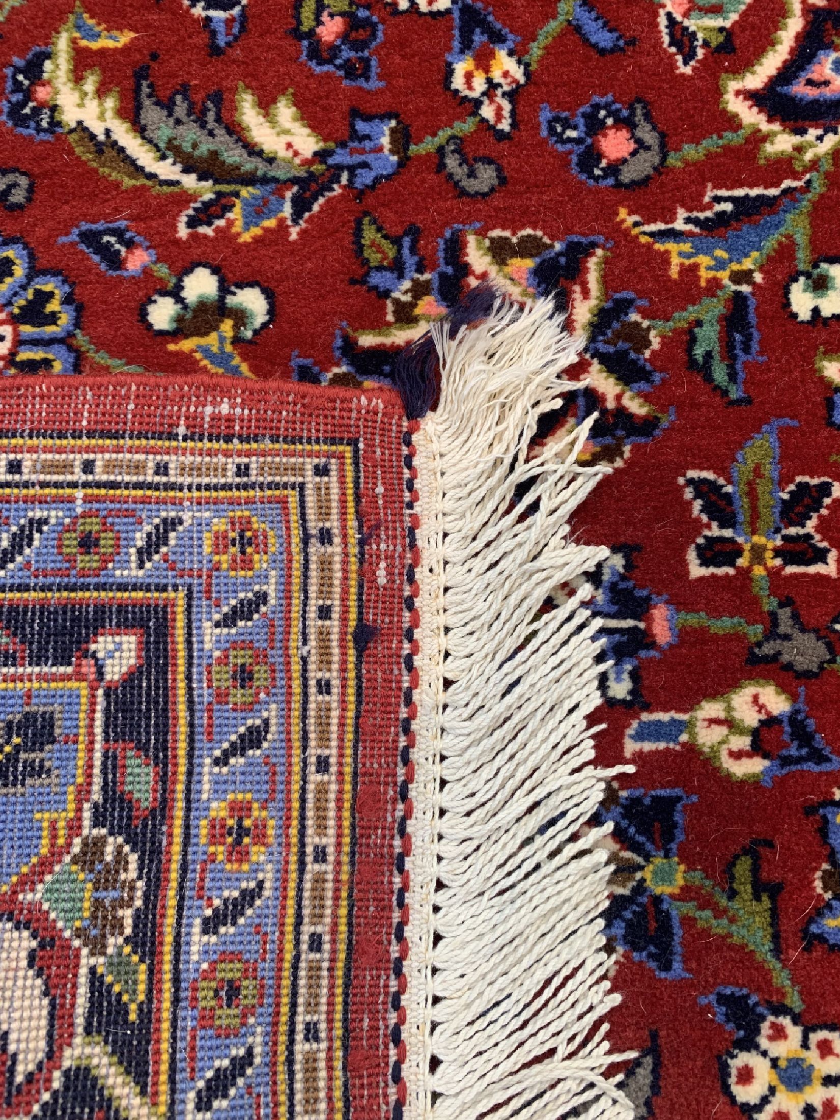 Detail d: Keschan Kork, Persien, ca. 40 Jahre, Korkwolle auf Baumwolle, ca. 205 x 142 cm, EHZ: 1-2