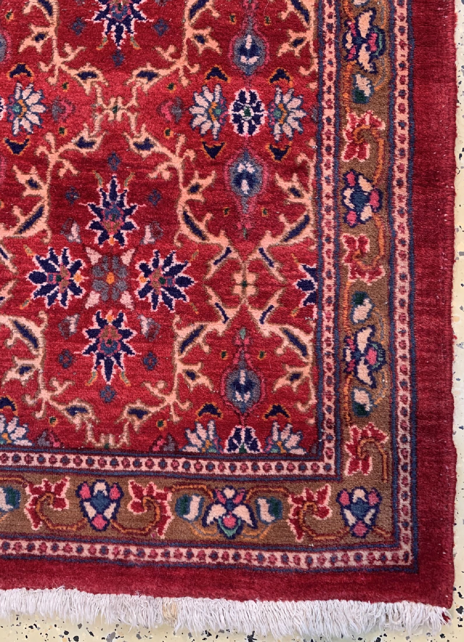 Detail a: Mesched alt, Persien, ca. 50 Jahre, Wolle auf Baumwolle, ca. 255 x 100 cm, EHZ: 2