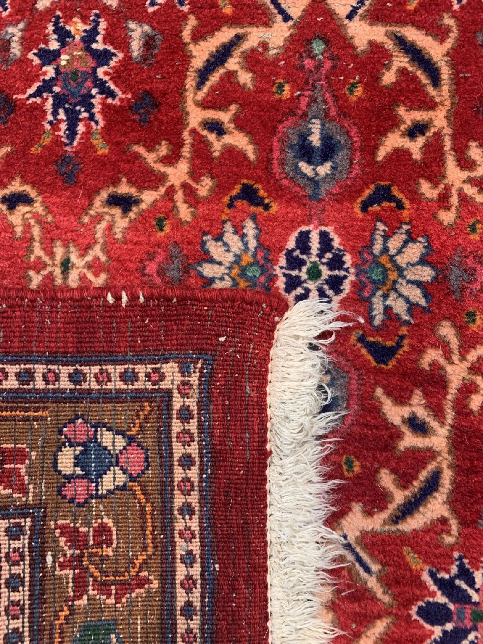 Detail c: Mesched alt, Persien, ca. 50 Jahre, Wolle auf Baumwolle, ca. 255 x 100 cm, EHZ: 2
