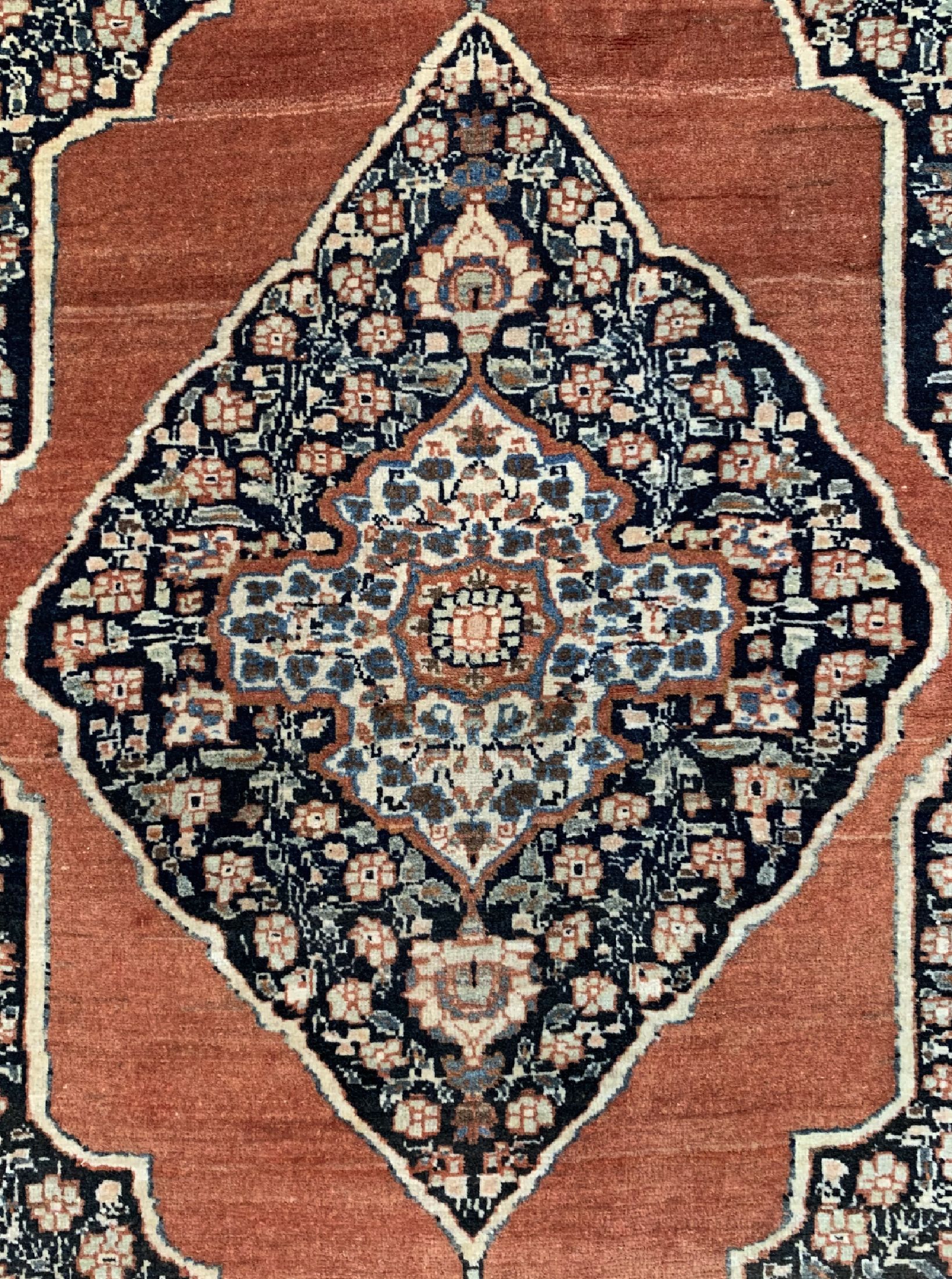 Detail b: Täbriz"Hadji-Jalili"antik, Persien, um 1900, Wolle auf Baumwolle, ca. 167 x 123 cm, EHZ: 2