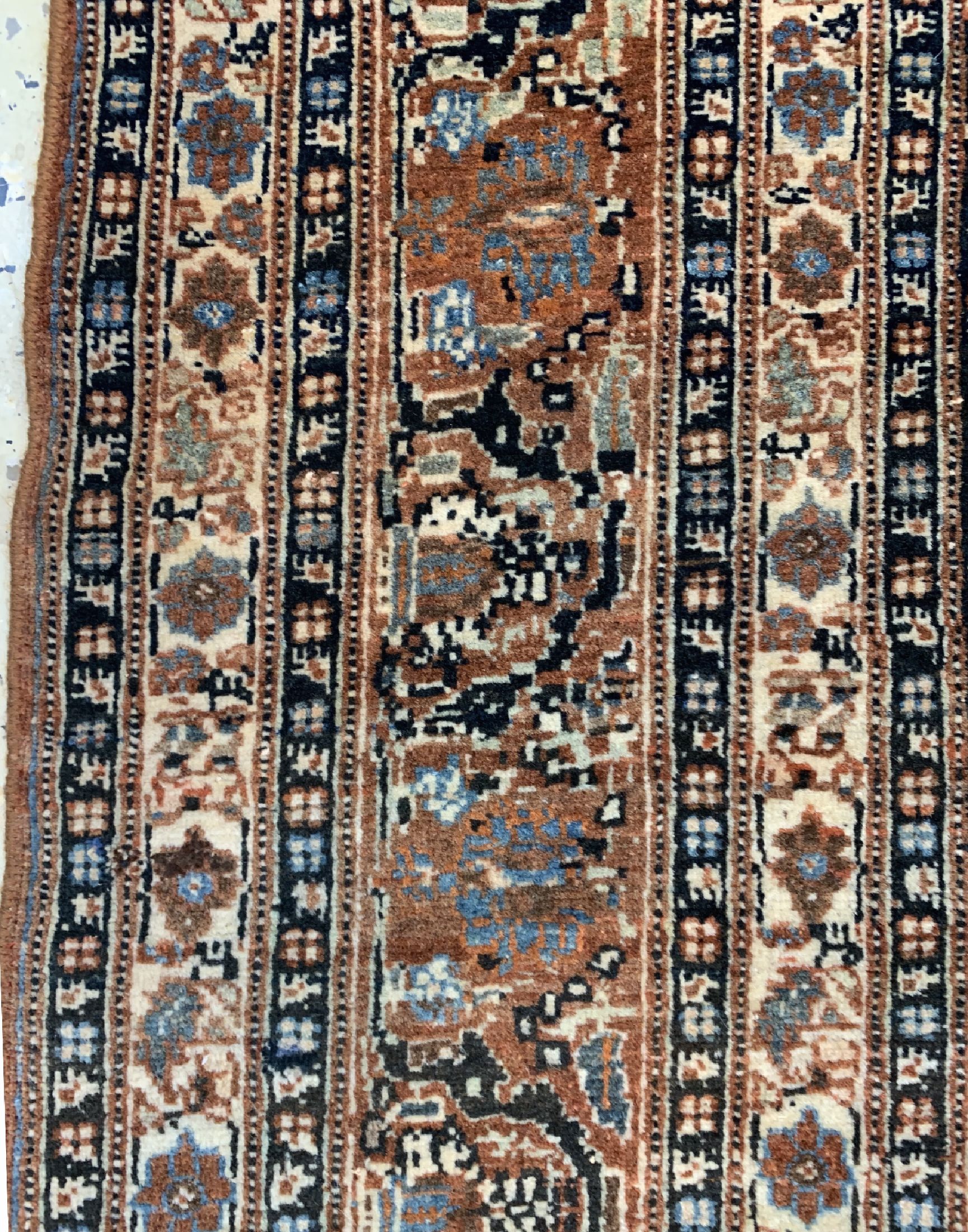 Detail c: Täbriz"Hadji-Jalili"antik, Persien, um 1900, Wolle auf Baumwolle, ca. 167 x 123 cm, EHZ: 2