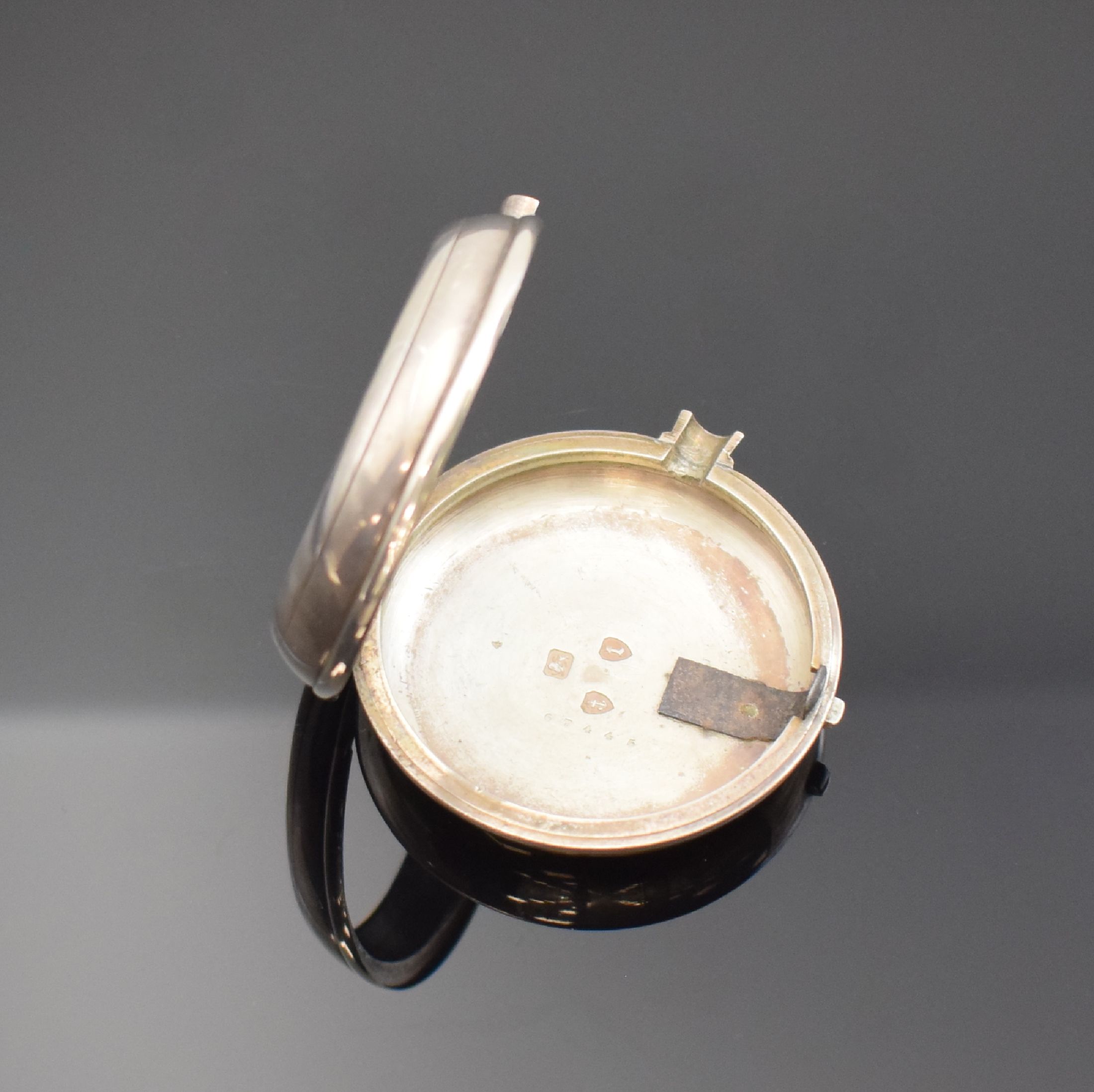 Detail d: GEO. SHEPHERD schwere, englische Taschenuhr und 2 weitere Taschenuhren, England/Schweiz ca. 1890 - 1910, Schlüssel- / Kronenaufzug, 1.) Shepherd, ...