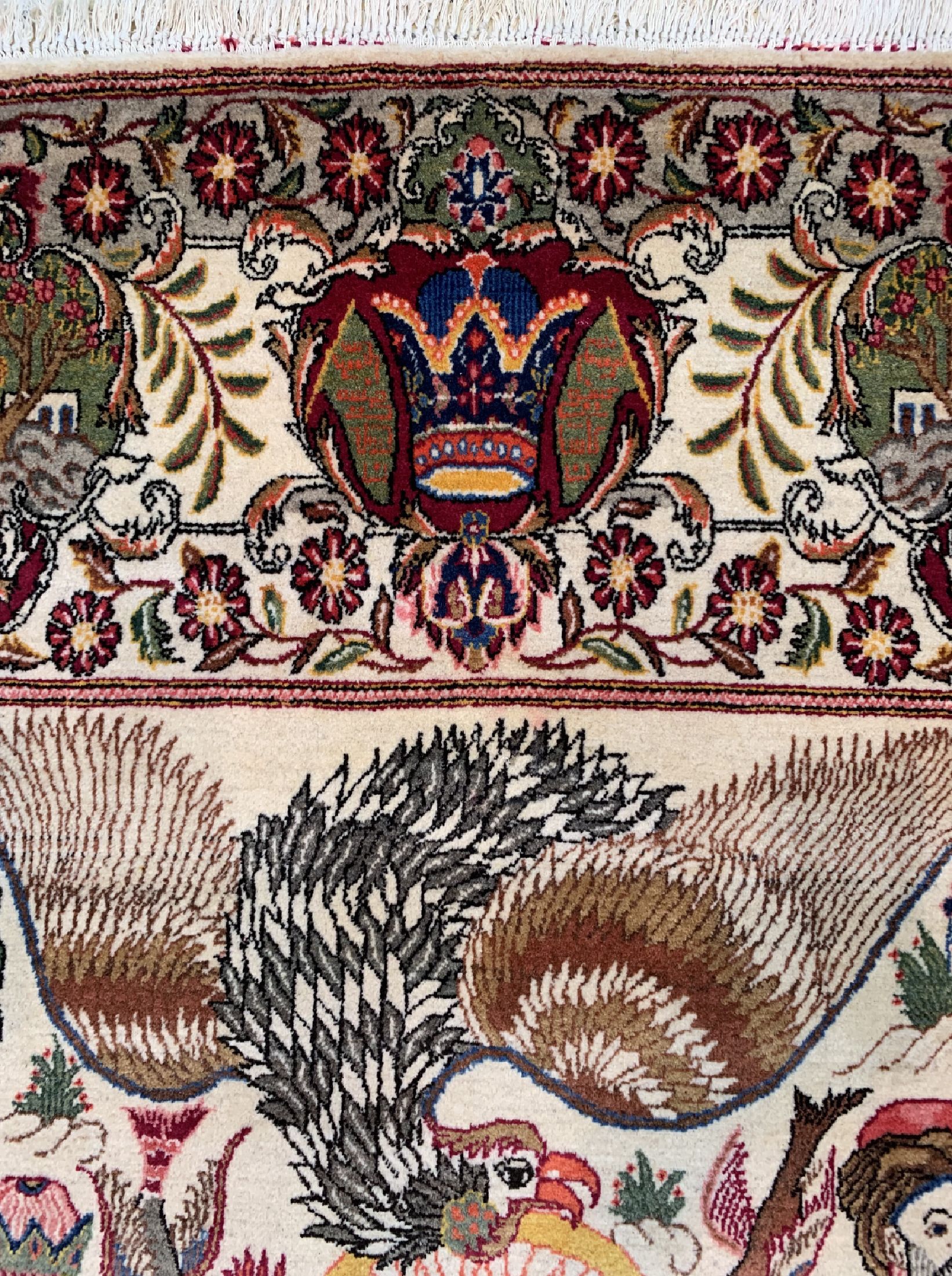 Detail f: Keschan"König Salomon" alt, Persien, um 1950, Wolle auf Baumwolle, ca. 355 x 225 cm, EHZ: 2