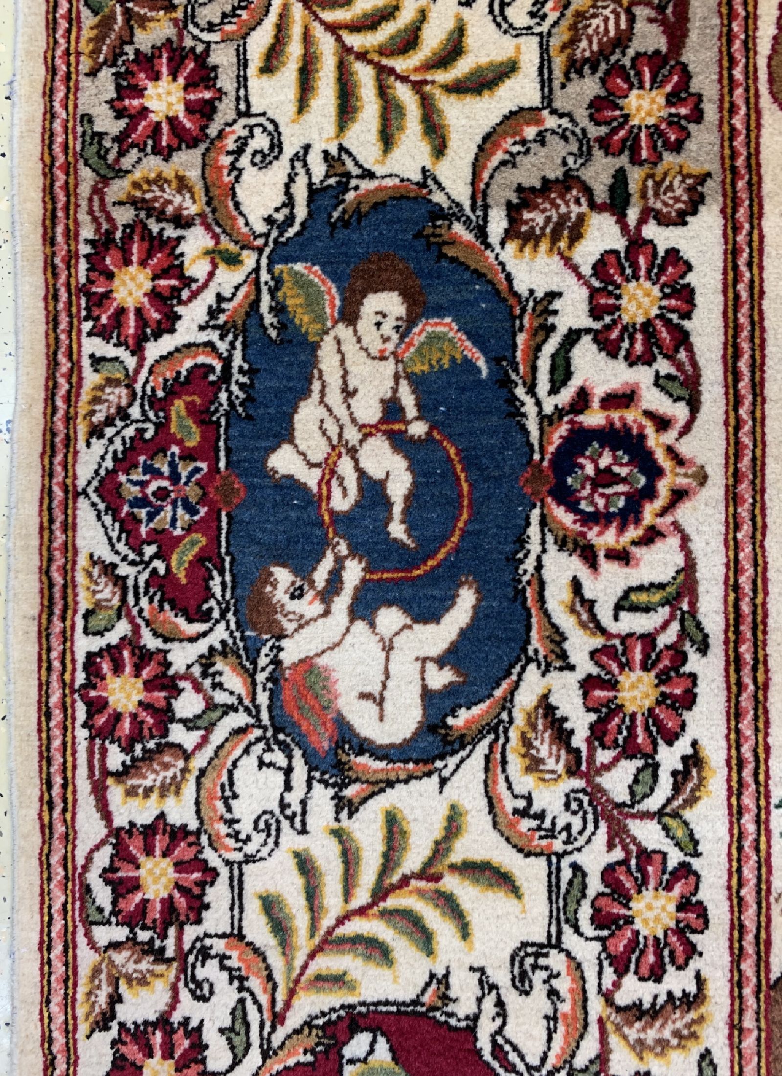Detail g: Keschan"König Salomon" alt, Persien, um 1950, Wolle auf Baumwolle, ca. 355 x 225 cm, EHZ: 2