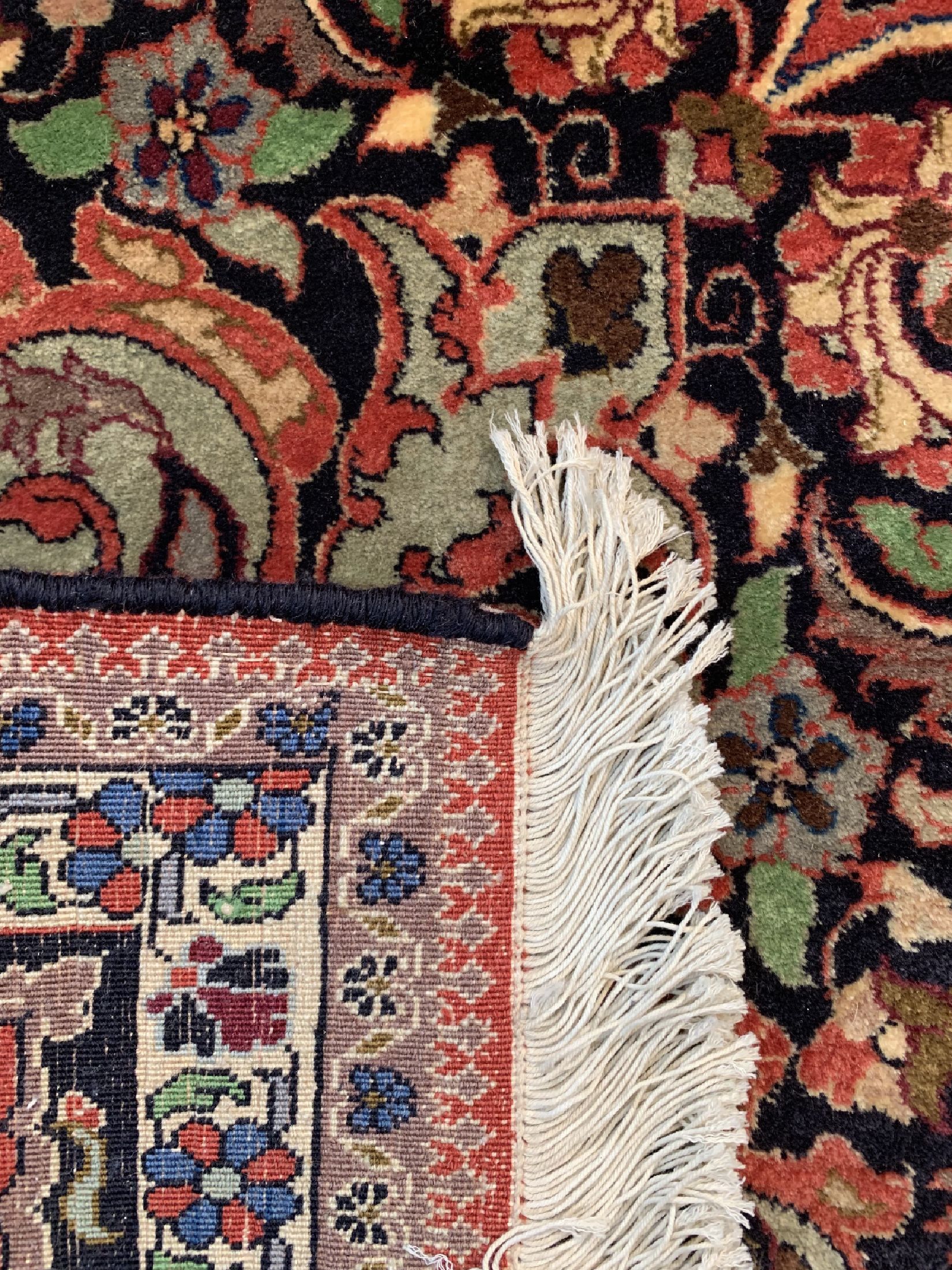Detail d: Bidjar fein, Persien, ca. 60 Jahre, Korkwolle auf Baumwolle, ca. 295 x 255 cm, EHZ: 2