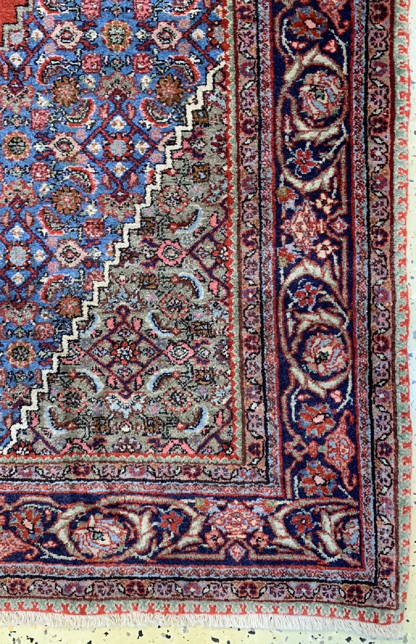Detail a: Bidjar alt, Persien, um 1940/1950, Wolle auf Baumwolle, ca. 220 x 150 cm, EHZ: 2