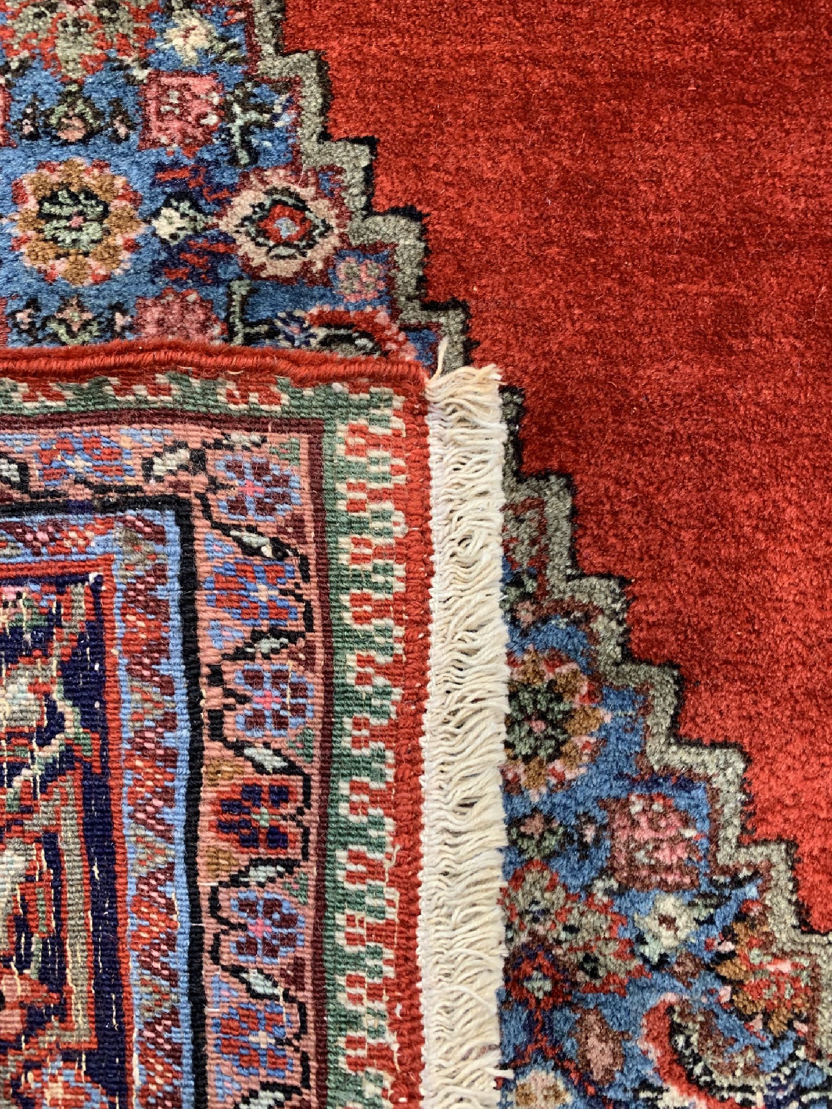 Detail d: Bidjar alt, Persien, um 1940/1950, Wolle auf Baumwolle, ca. 220 x 150 cm, EHZ: 2