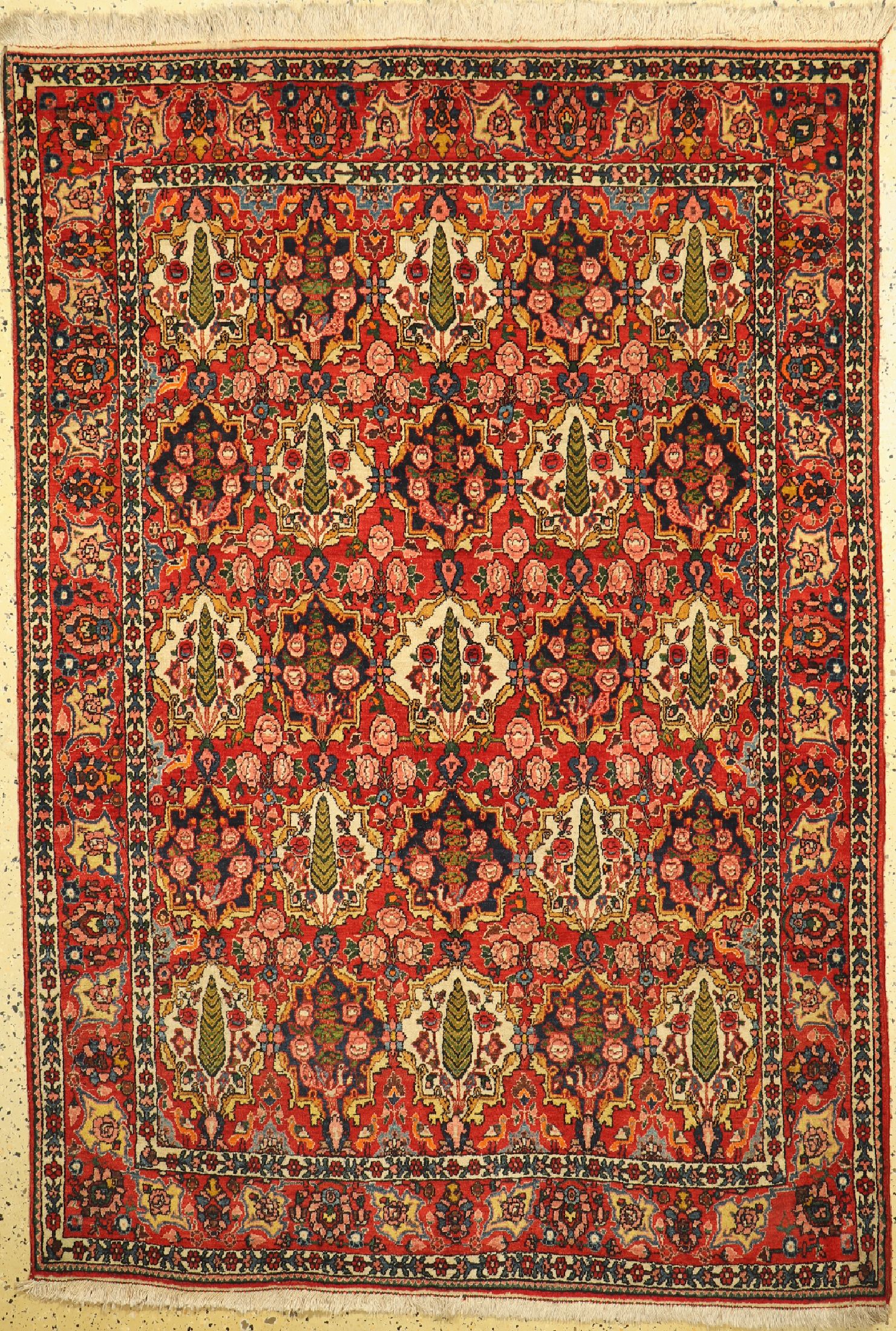 Bachtiar Saman alt, Persien, um 1950, Wolleauf Baumwolle, ca. 210 x 146 cm, EHZ: 2