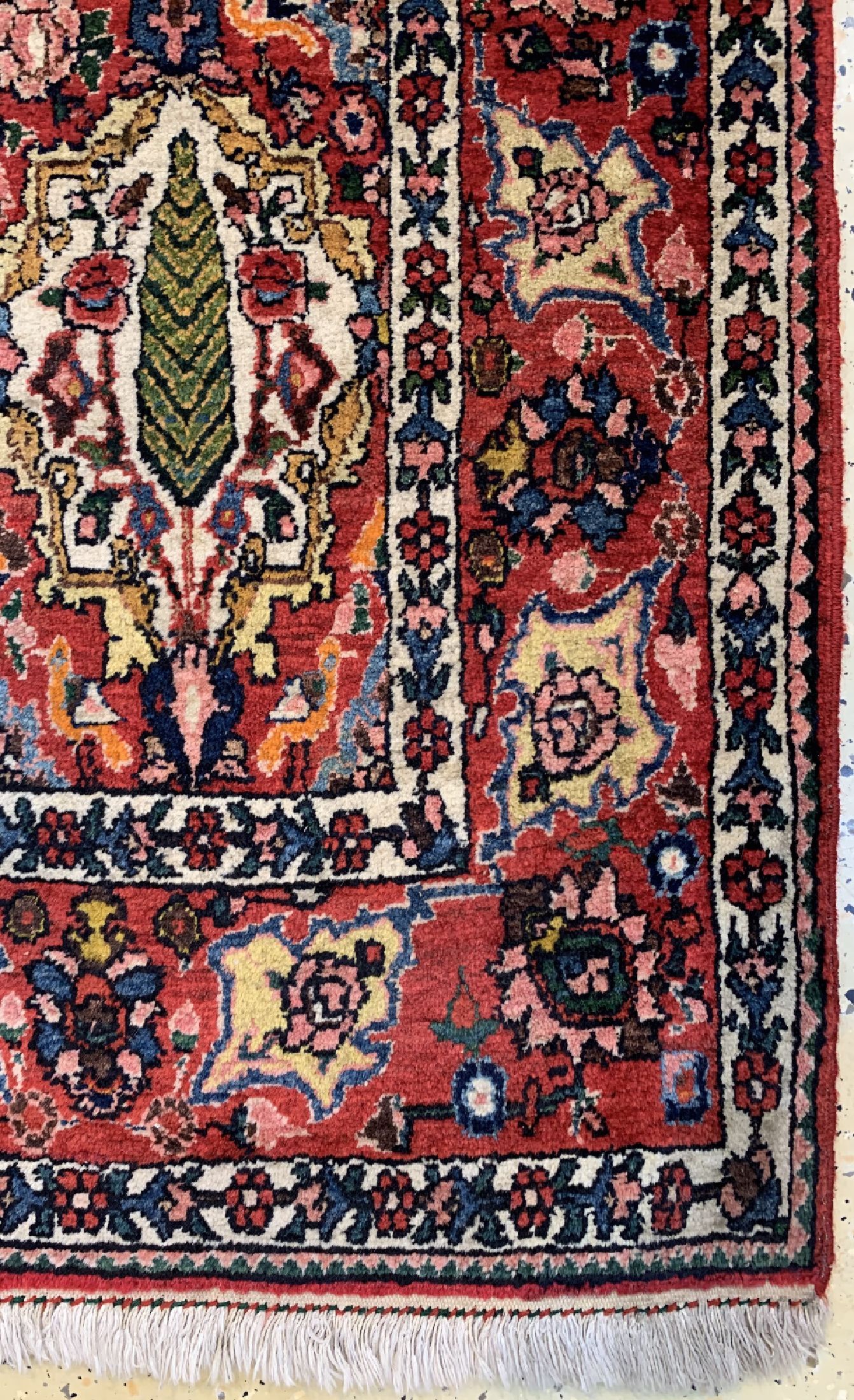 Detail a: Bachtiar Saman alt, Persien, um 1950, Wolleauf Baumwolle, ca. 210 x 146 cm, EHZ: 2