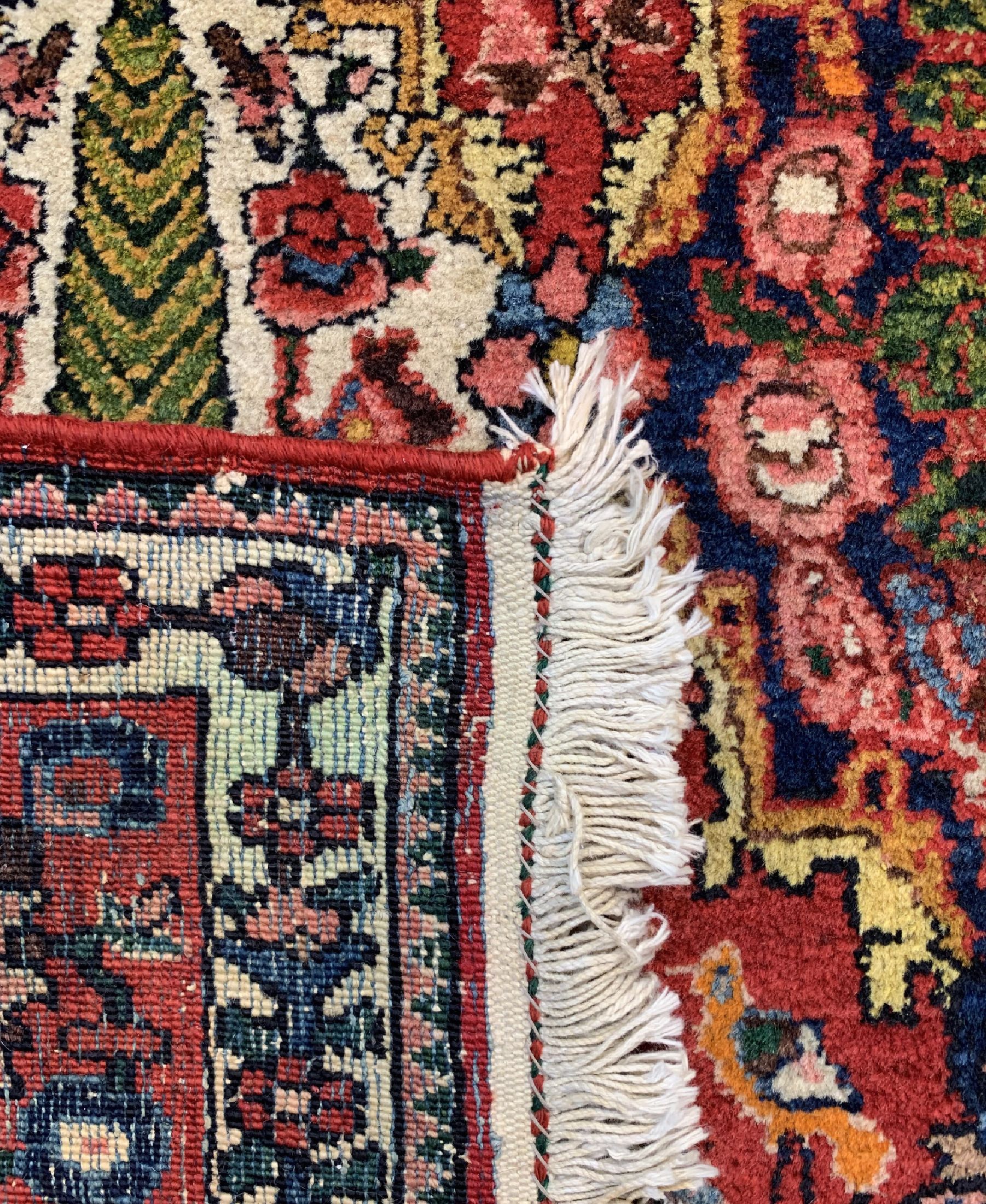 Detail d: Bachtiar Saman alt, Persien, um 1950, Wolleauf Baumwolle, ca. 210 x 146 cm, EHZ: 2