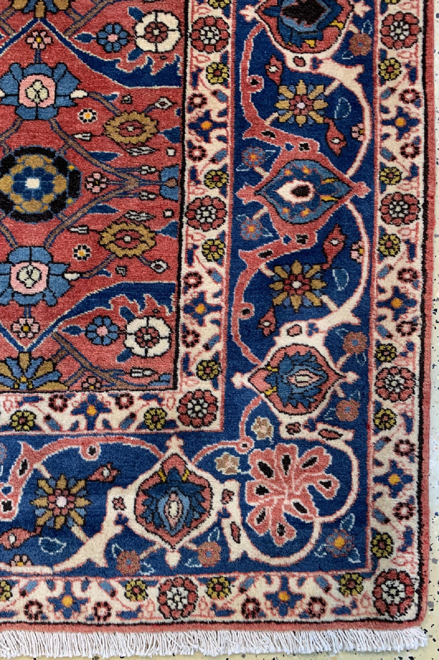 Detail a: Weramin Kork fein, Persien, ca. 50 Jahre, Korkwolle auf Baumwolle, ca. 212 x 152 cm, EHZ: 2