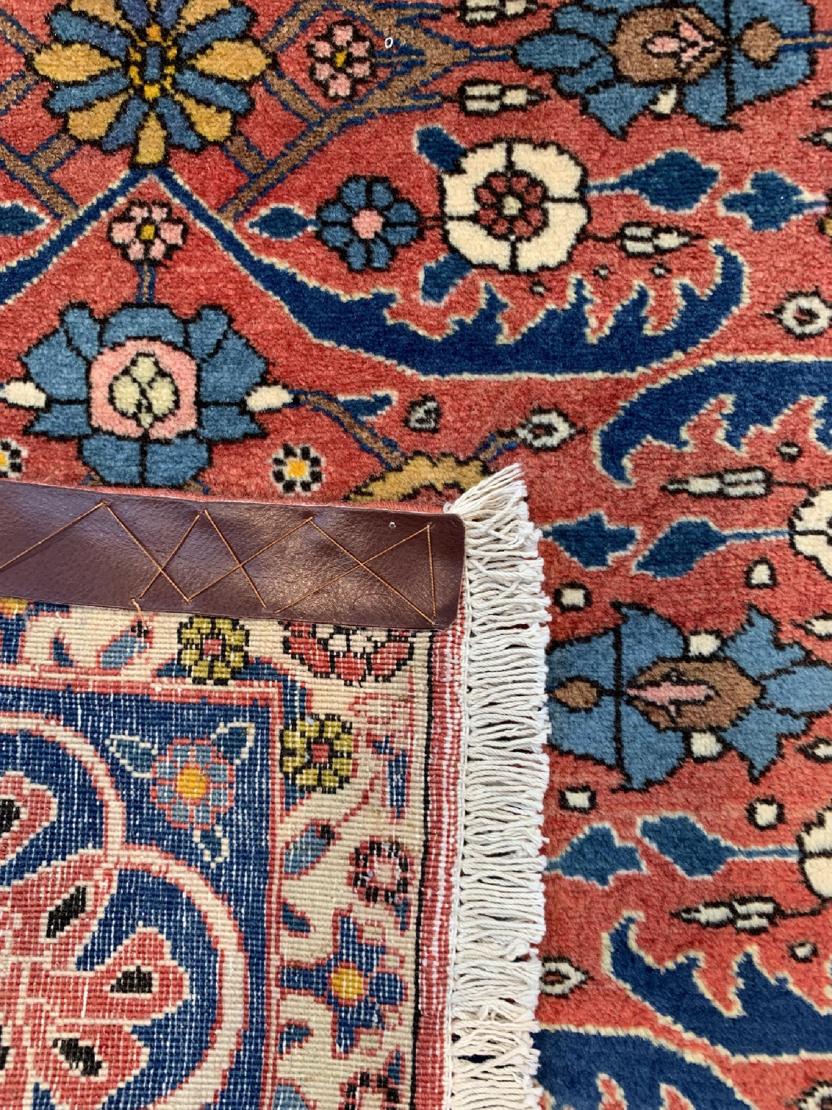 Detail d: Weramin Kork fein, Persien, ca. 50 Jahre, Korkwolle auf Baumwolle, ca. 212 x 152 cm, EHZ: 2