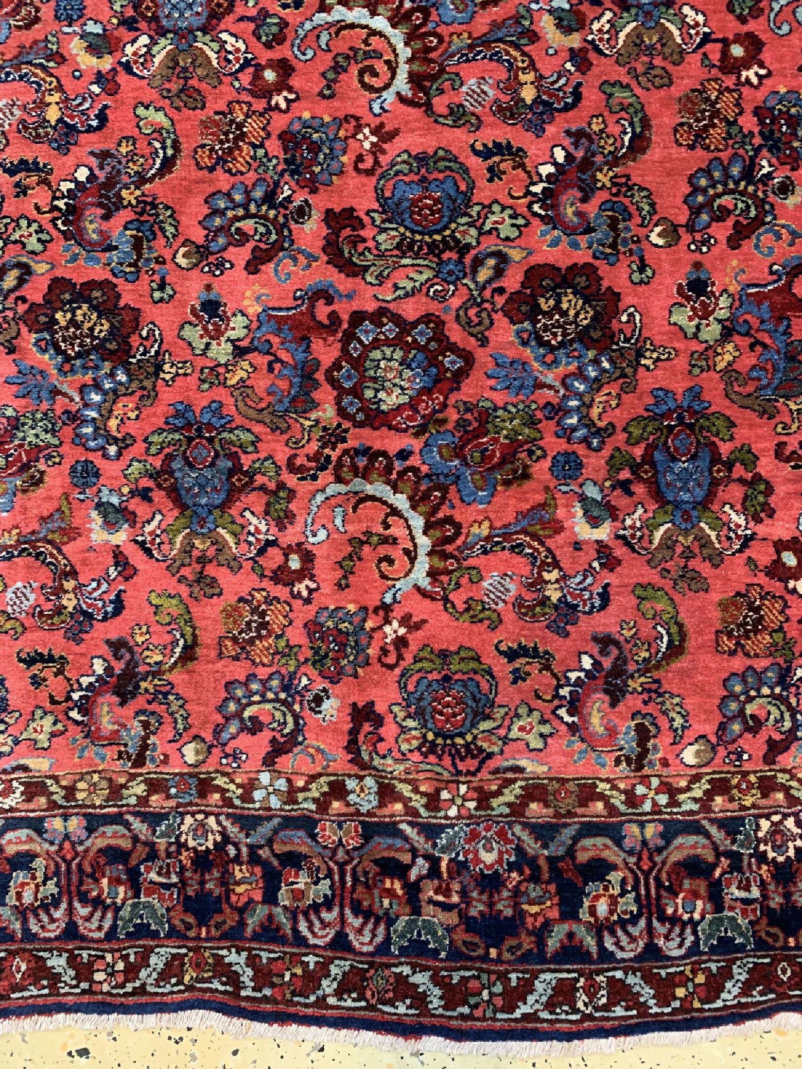 Detail b: Bidjar alt, Persien, um 1940, Wolle auf Baumwolle, ca. 220 x 150 cm, EHZ: 2