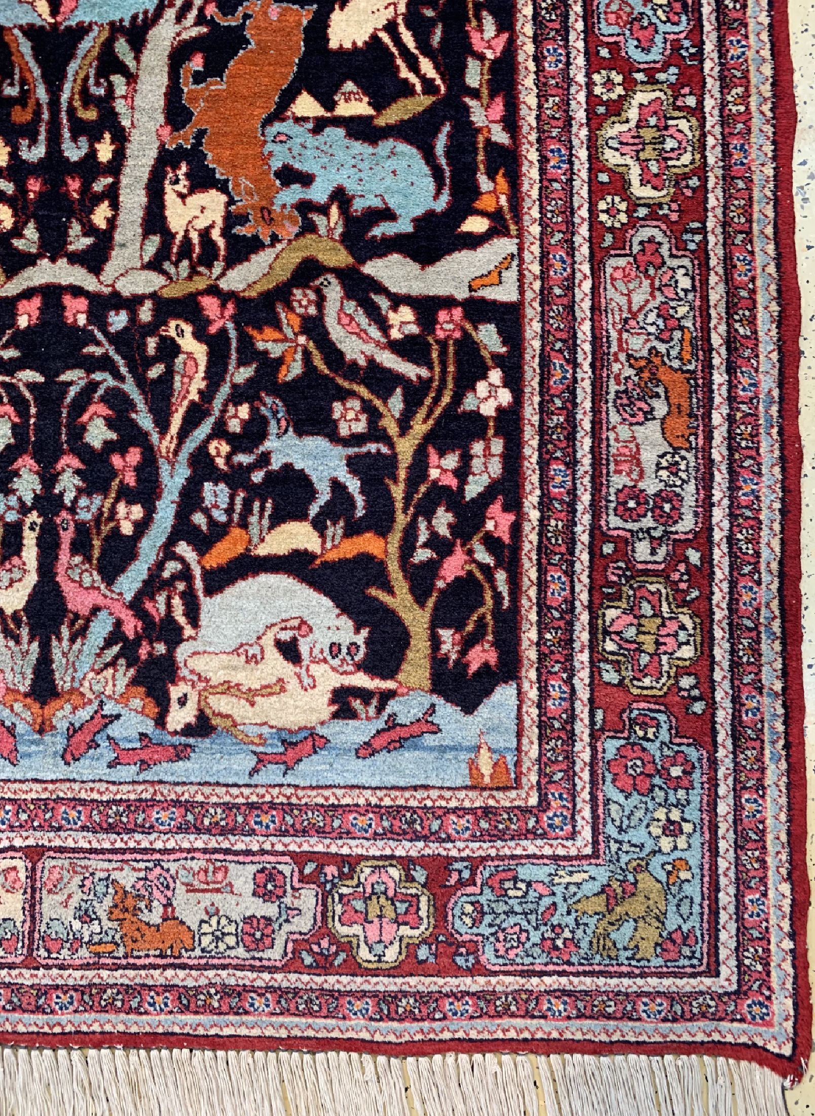 Detail a: Bidjar alt, Persien, um 1940, Wolle auf Baumwolle, ca. 220 x 130 cm, EHZ: 2