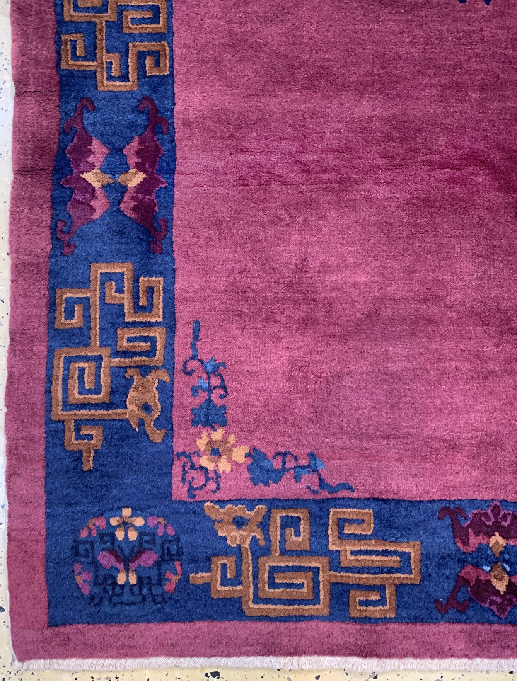 Detail a: Peking antik, signiert, China, um 1900, Wolle auf Baumwolle, ca. 210 x 125 cm, EHZ: 2