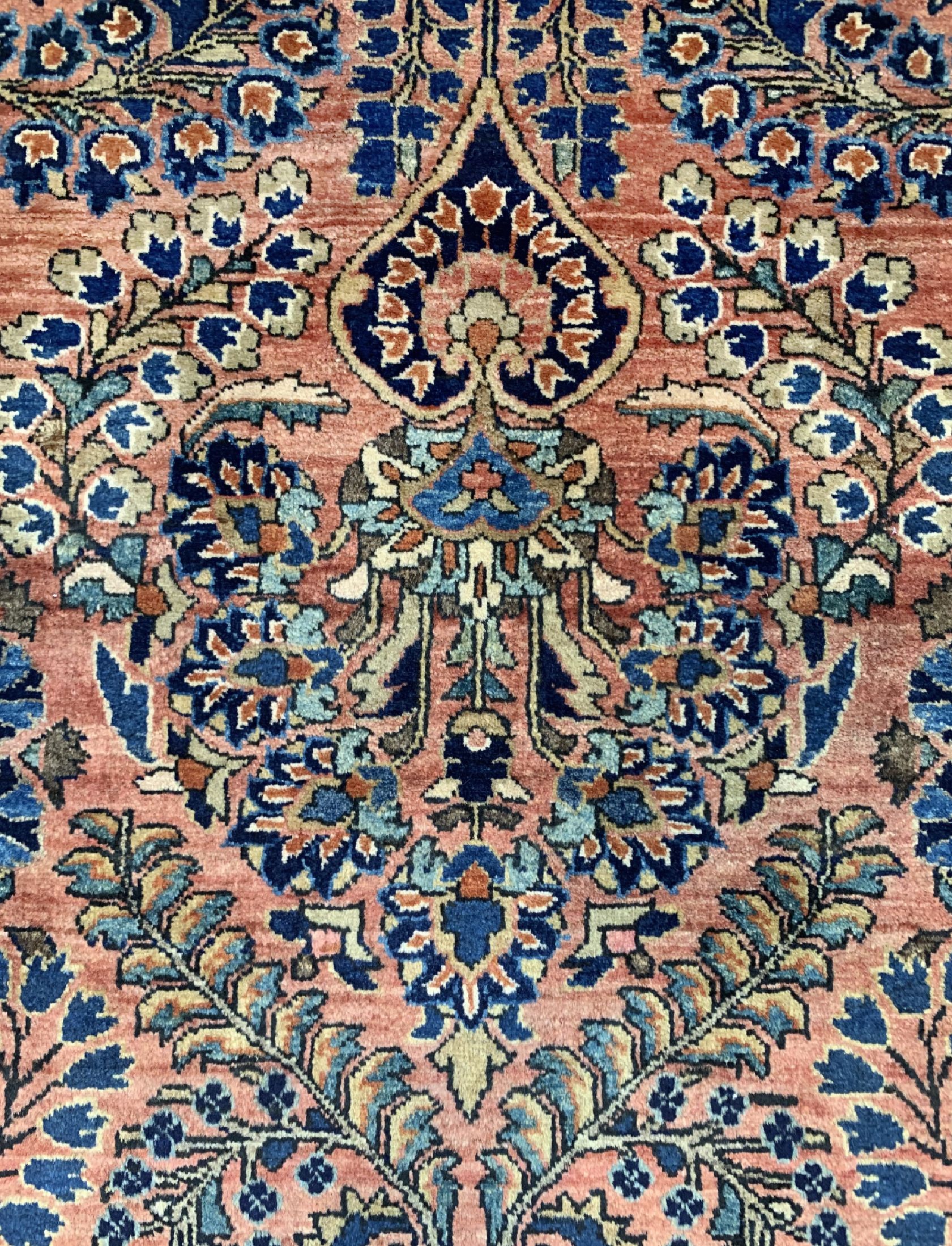 Detail c: Us Re-Import Sarogh fein, Persien, um 1910/1920, Korkwolle auf Baumwolle, ca. 193 x 127 cm, EHZ: 2