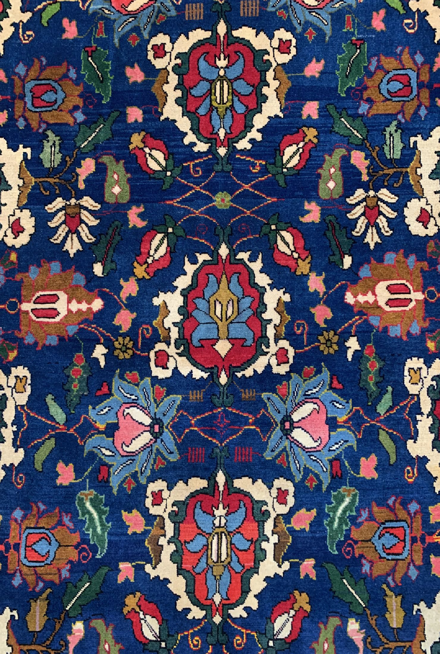 Detail c: Weramin Kork fein, Persien, um 1960, Korkwolle auf Baumwolle, ca. 210 x 147 cm, EHZ: 1-2