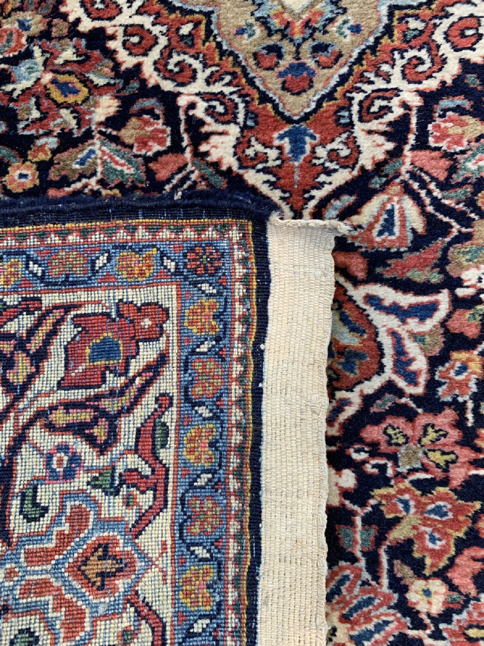 Detail d: Djosan alt, Persien, um 1930, Wolle auf Baumwolle, ca. 153 x 105 cm, EHZ: 2