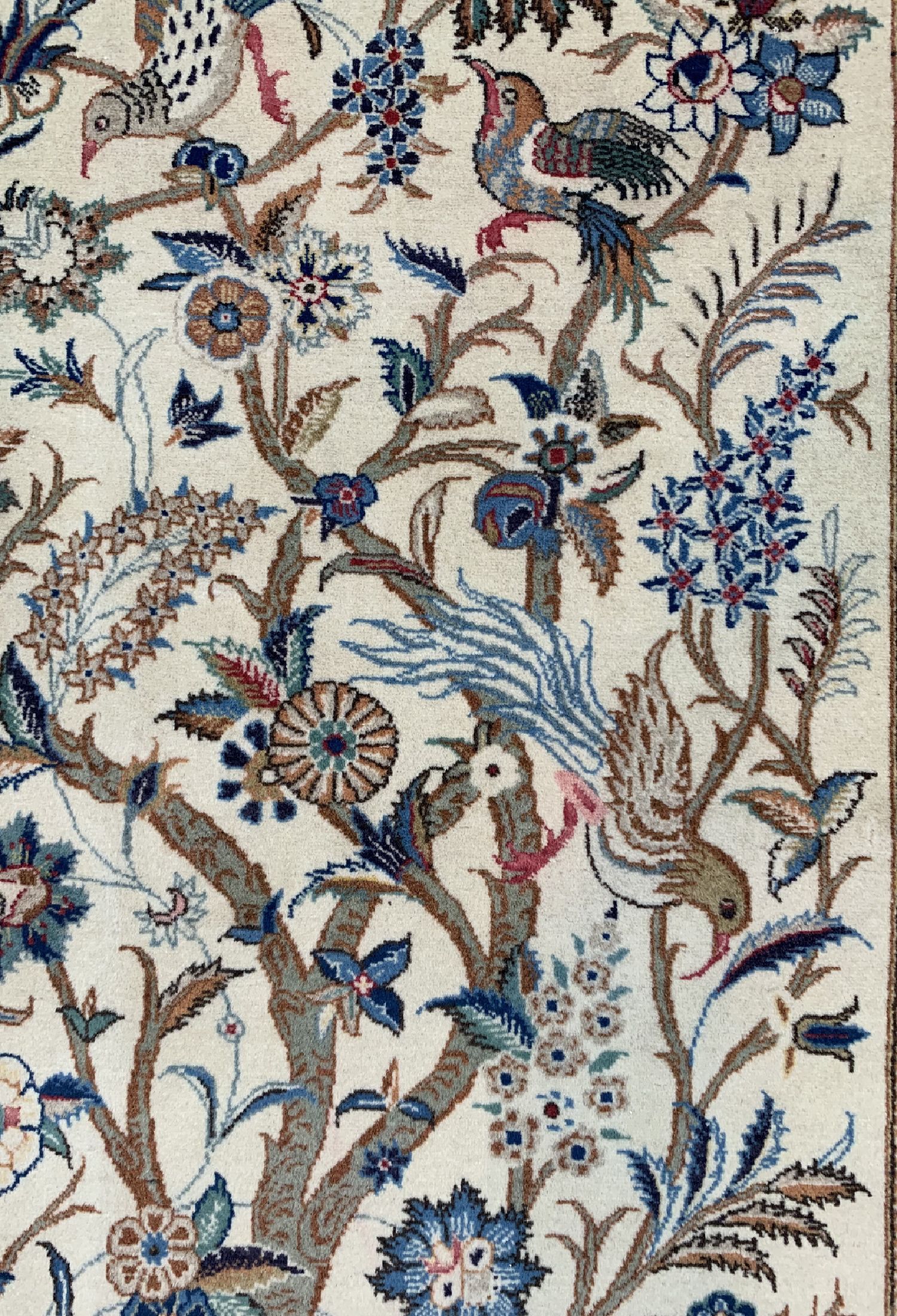 Detail c: Keschan fein alt, Persien, um 1940, Wolle auf Baumwolle, ca. 212 x 137 cm, EHZ: 2