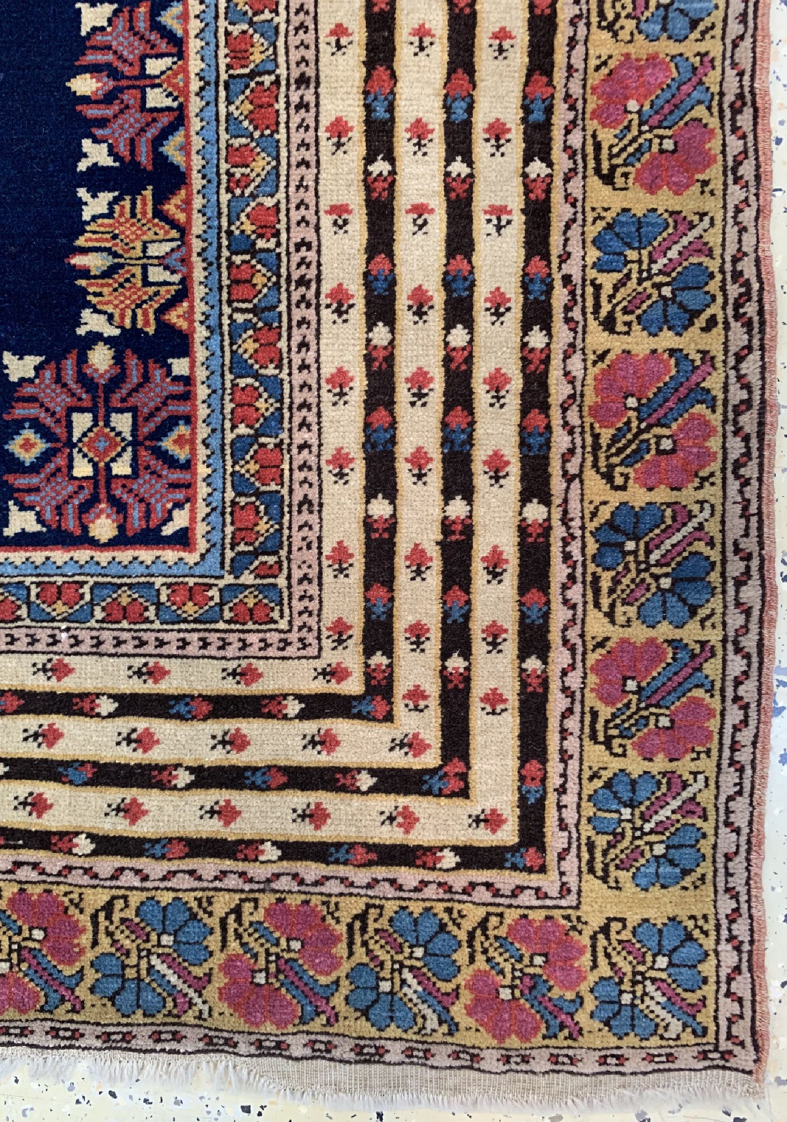 Detail a: Giordes antik, Türkei, um 1910/1920, Wolle auf Wolle, ca. 180 x 130 cm, EHZ: 2