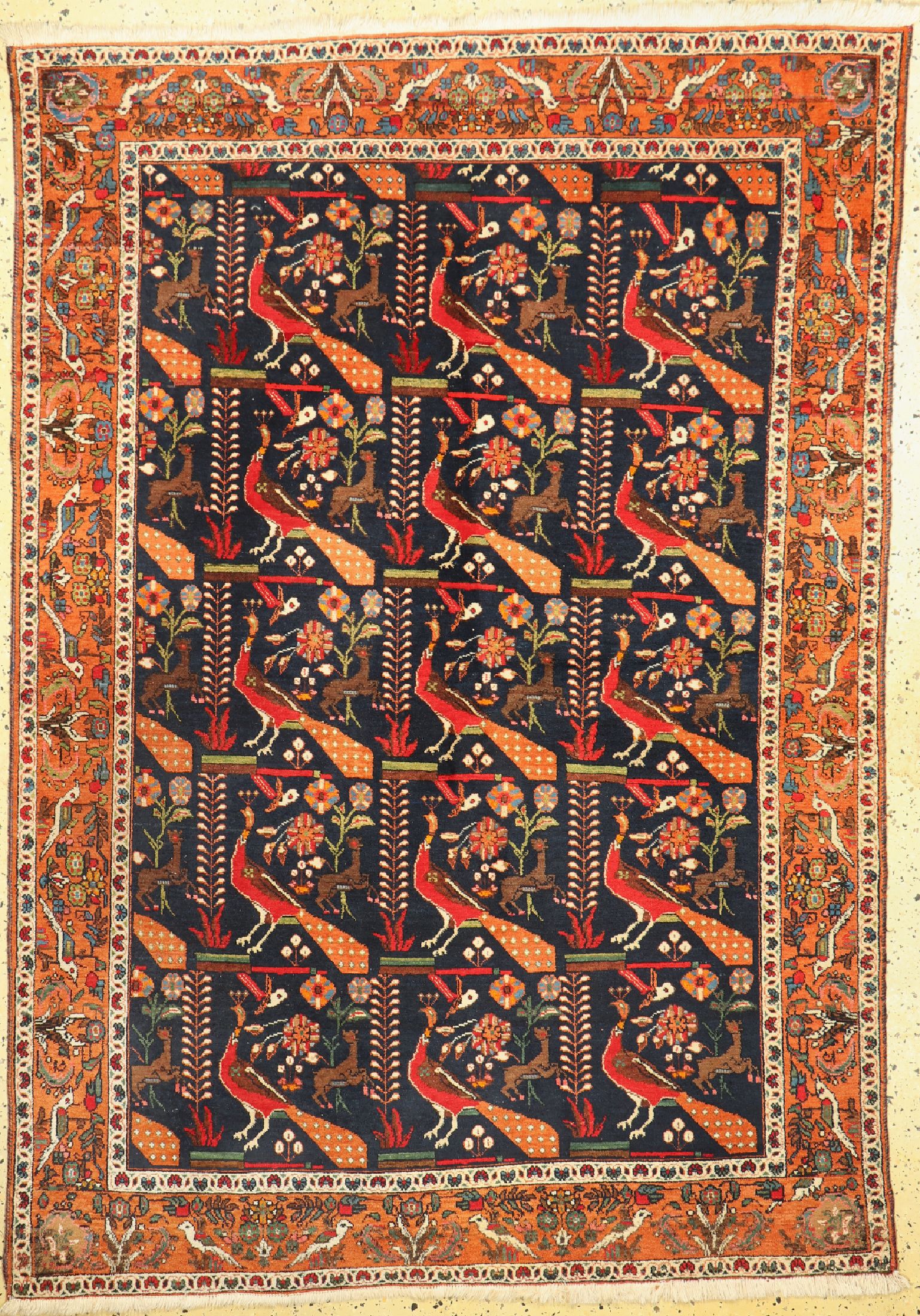 Afschar alt, Persien, um 1950, Wolle auf Baumwolle, ca. 202 x 141 cm, EHZ: 2