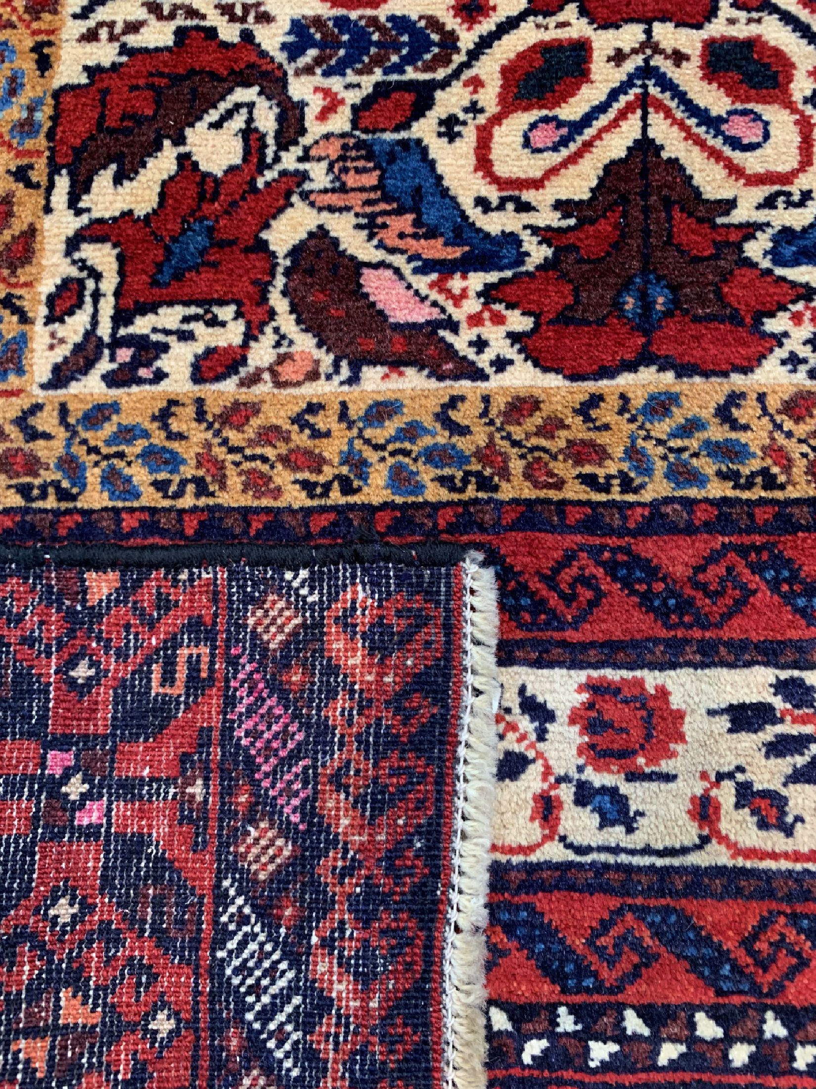 Detail d: Belutsch fein alt, Persien, um 1960, Wolle auf Wolle, ca. 160 x 85 cm, EHZ: 2
