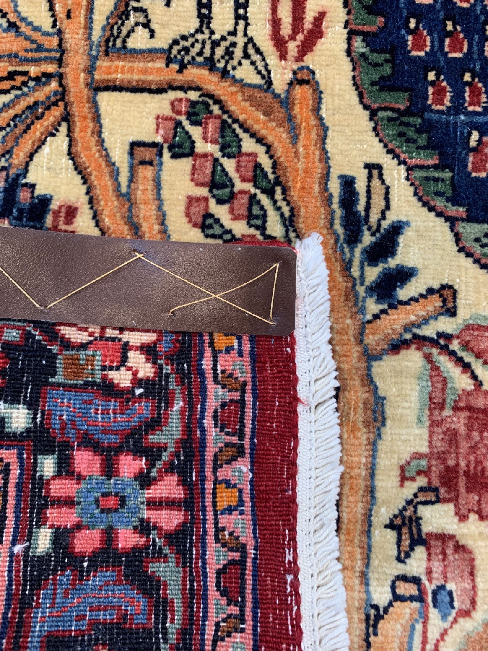 Detail d: 3 Lots Bidjar fein, Persien, um 1960, Wolleauf Baumwolle, ca. 104 x 78 cm, EHZ: 2