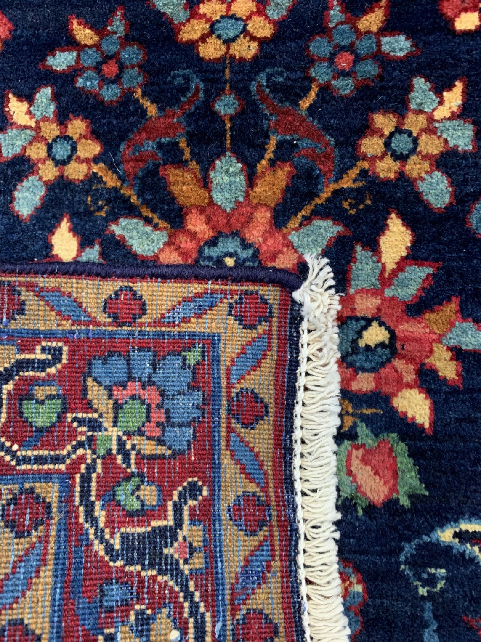 Detail c: 2 Lots Kerman alt, Persien, um 1940/1950, Wolle auf Baumwolle, ca. 82 x 55 cm, EHZ: 2