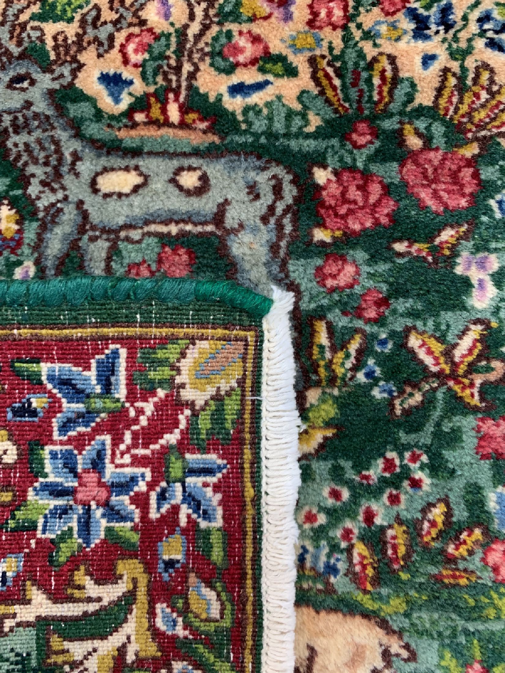 Detail f: 2 Lots Kerman alt, Persien, um 1940/1950, Wolle auf Baumwolle, ca. 82 x 55 cm, EHZ: 2
