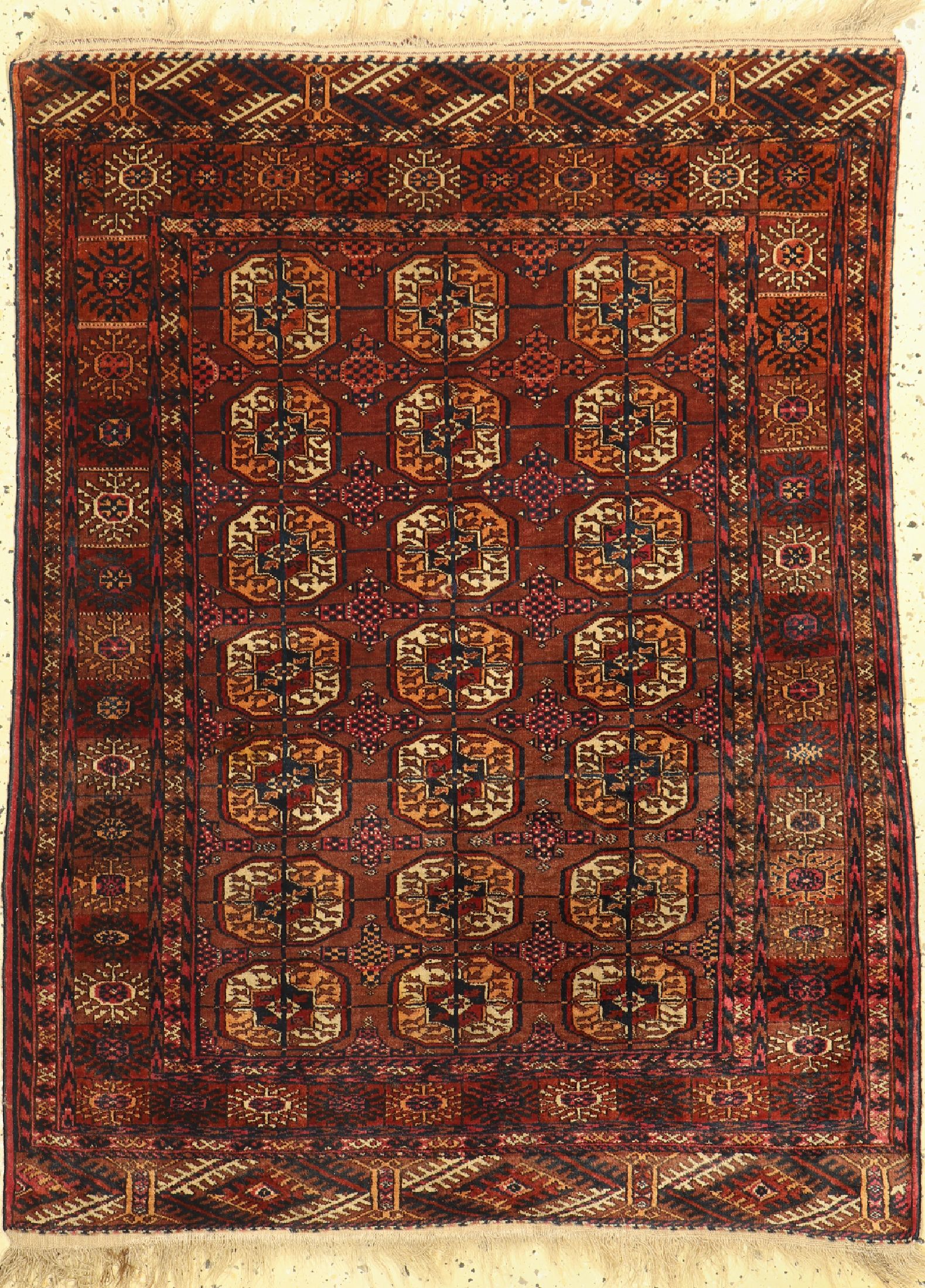 Buchara Herdteppich, Turkmenistan, um 1920/1930, Wolle auf Wolle, ca. 130 x 100 cm, EHZ: 2