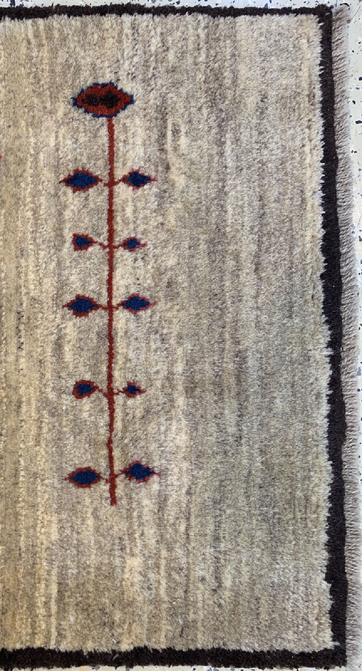 Detail c: Gabbeh alt, Persien, ca. 60 Jahre, Wolle auf Wolle, ca. 133 x 78 cm, EHZ: 2