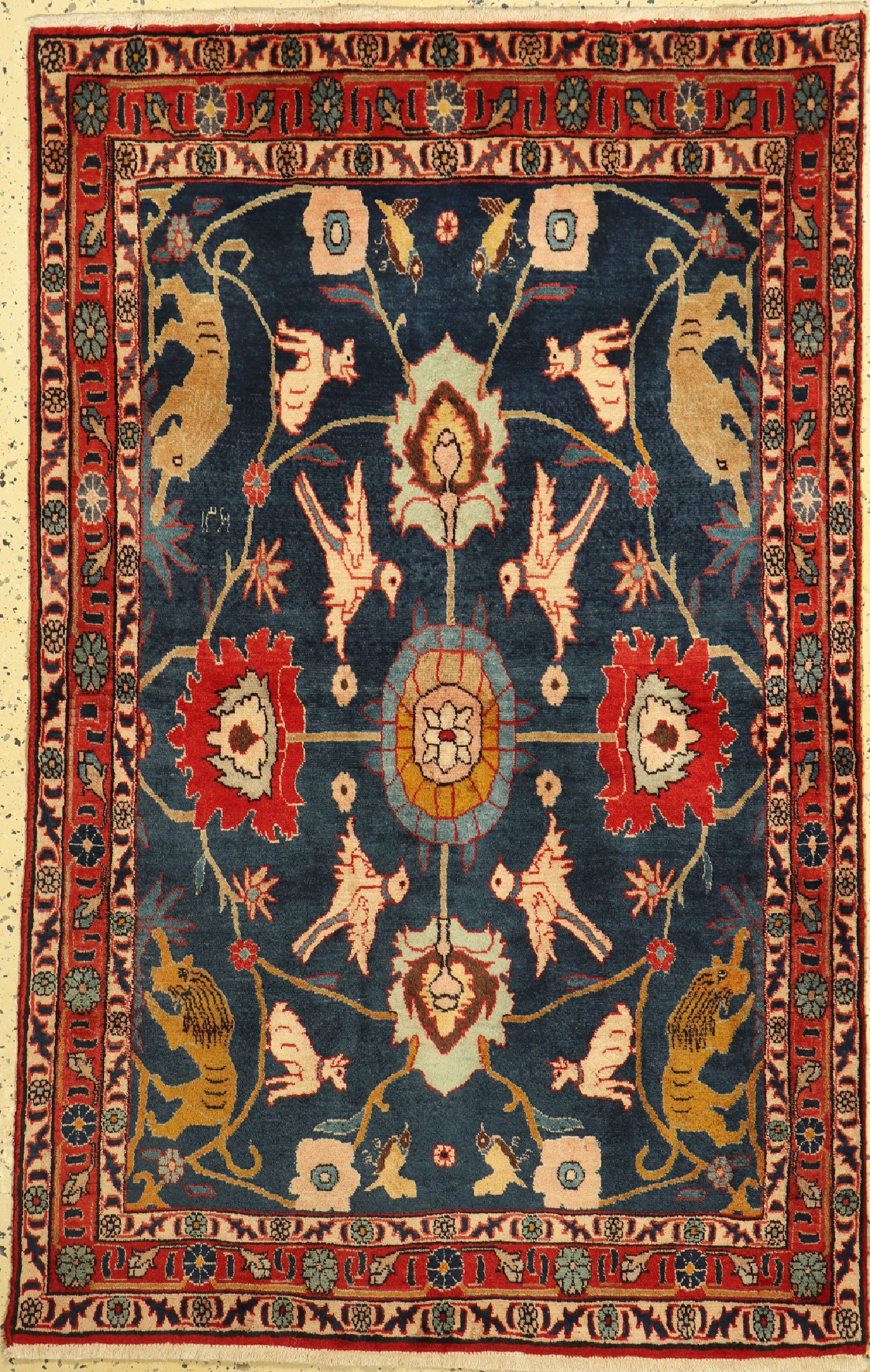 Weramin alt, Persien, datiert(1361) 1940 , Wolle auf Baumwolle, ca. 162 x 104 cm, EHZ: 2