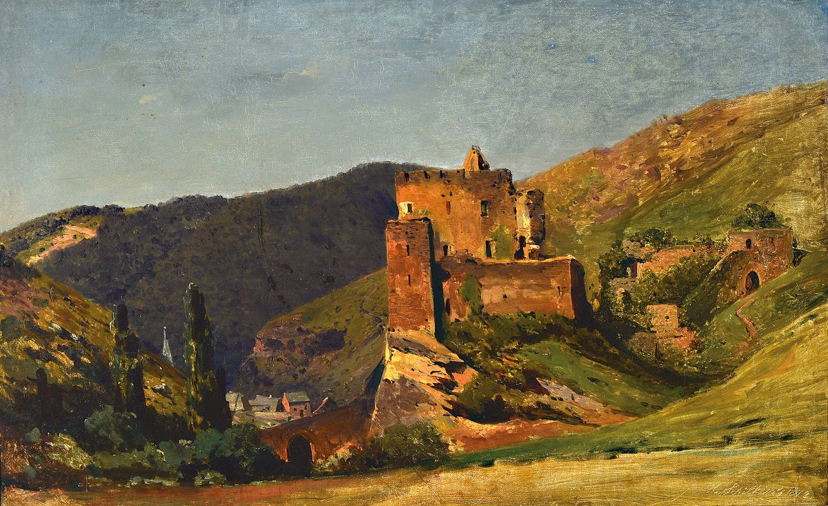 Heinrich Schilking, 1815 Warendorf-1895 Oldenburg, Studium an der Akademie Düsseldorf unter Schirmer und Lessing sowie in Antwerpen, seit 1860 in ...